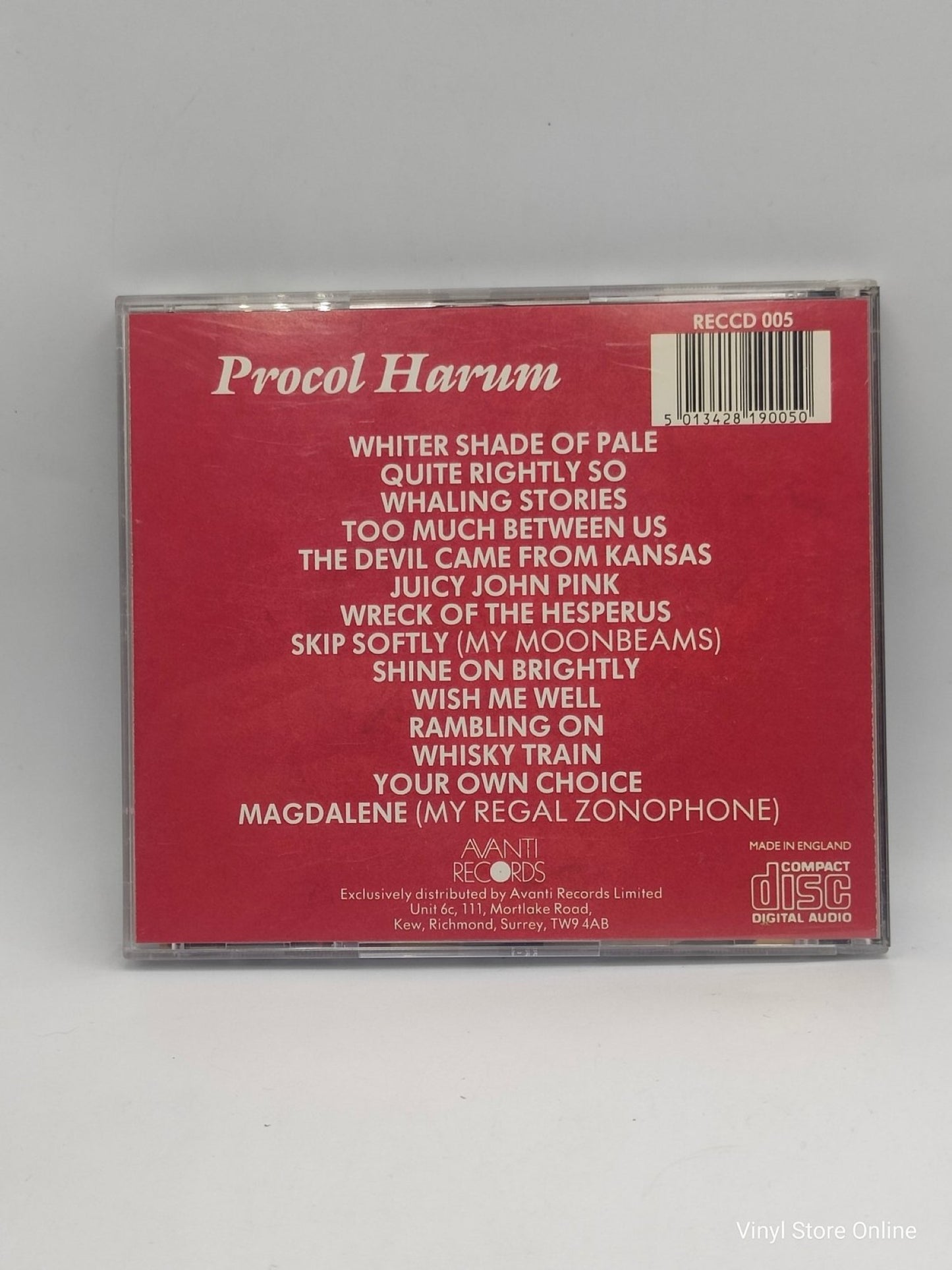 Procol Harum ‎– 14 Classic Hits - Vinyl Store Online