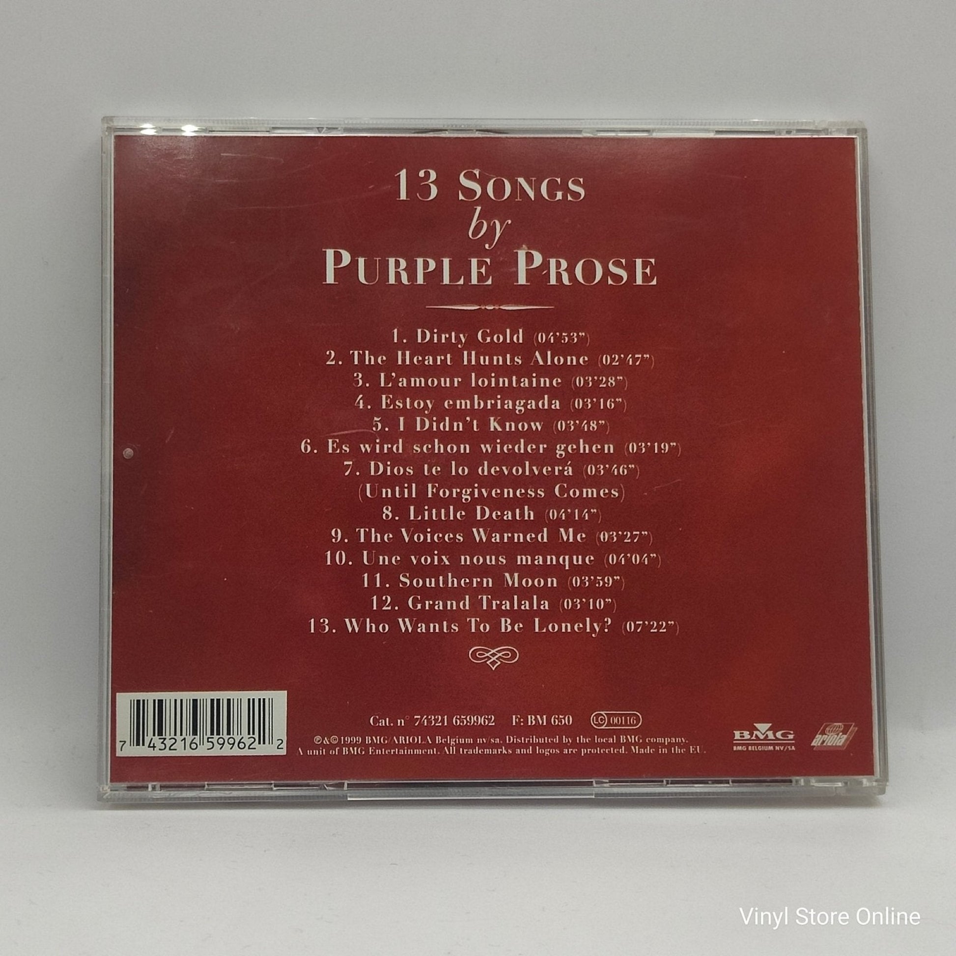 Purple Prose ‎– Purple Prose - Vinyl Store Online