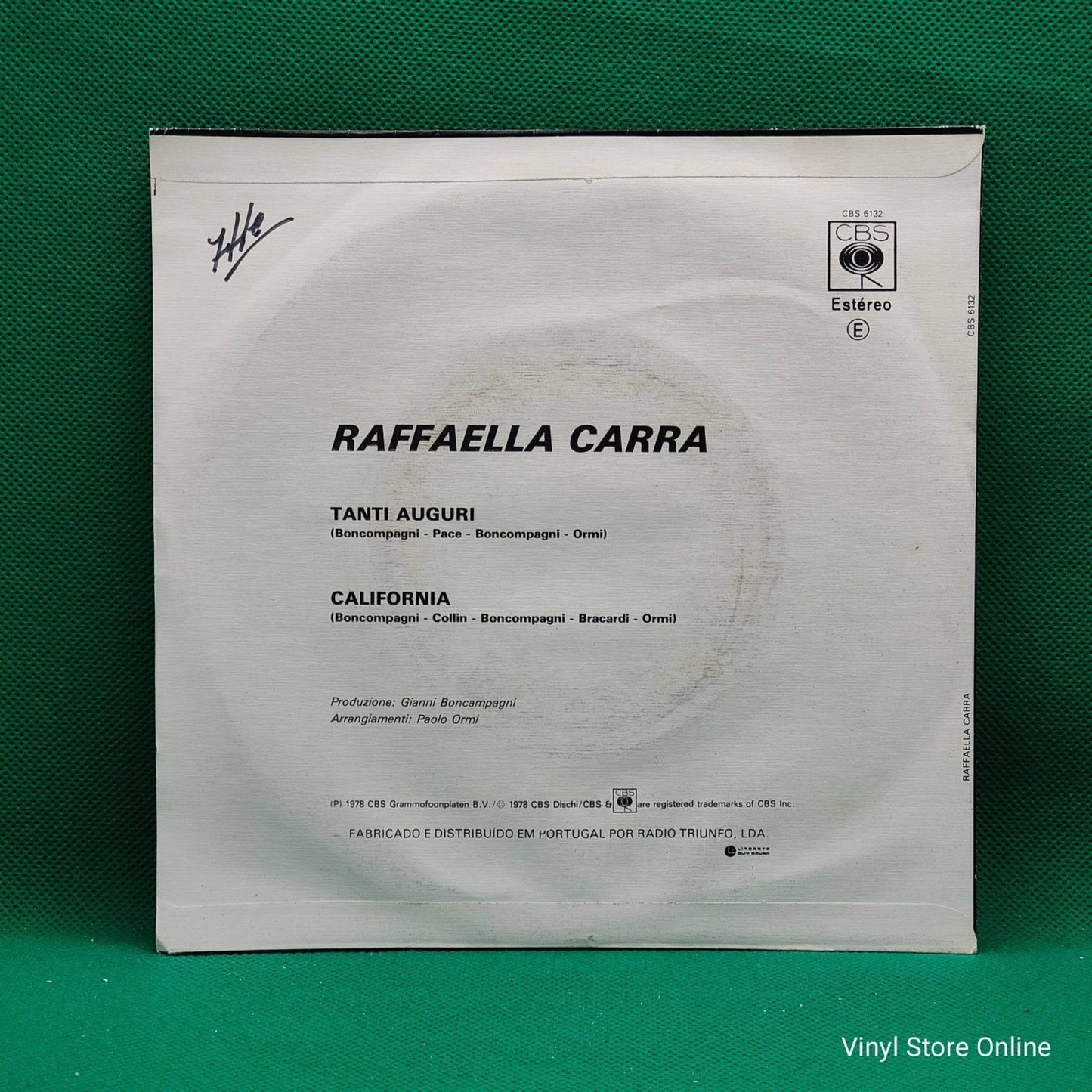 Raffaella Carrà ‎– Tanti Auguri - Vinyl Store Online