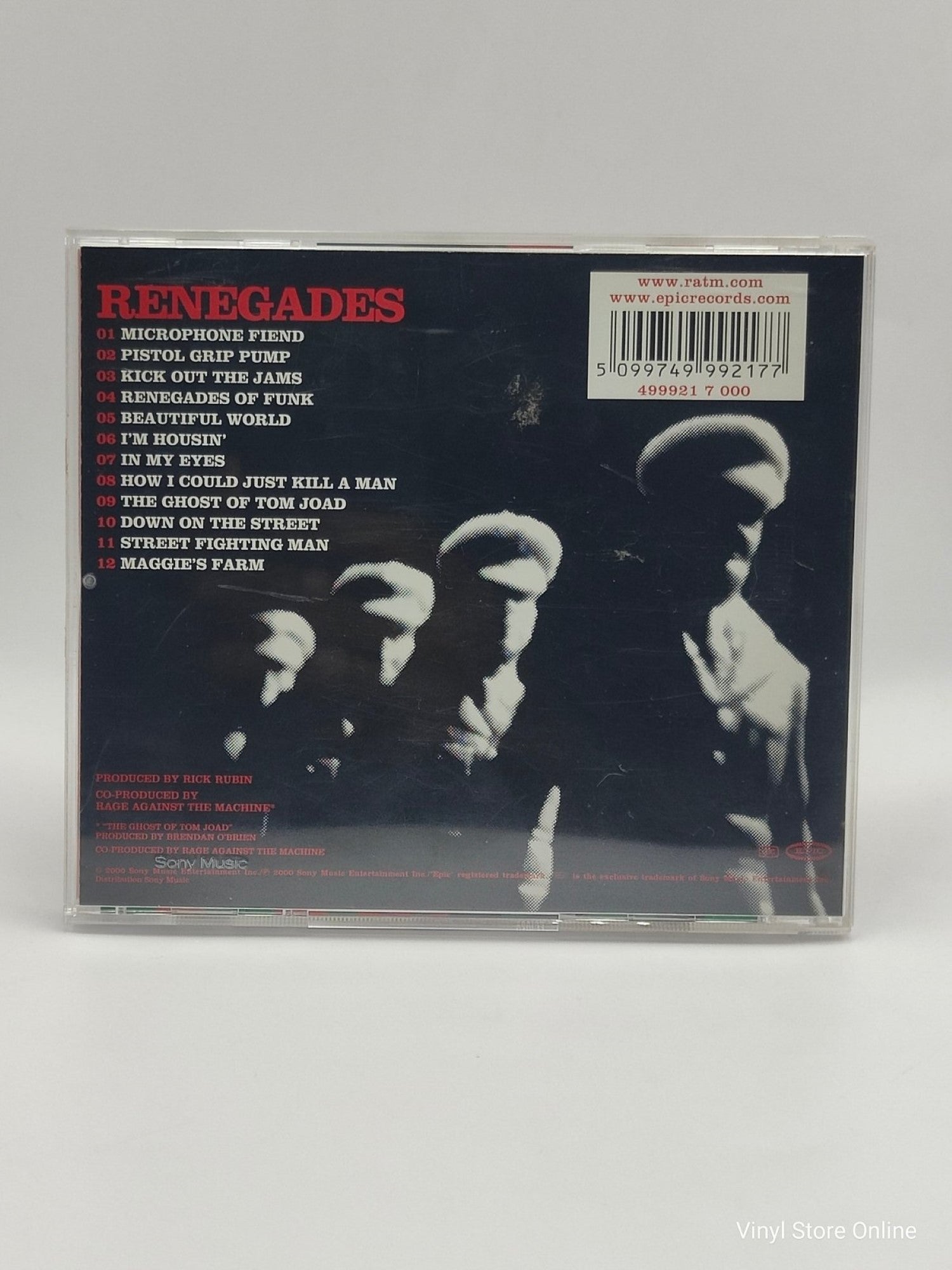Rage Against The Machine ‎– Renegades - Vinyl Store Online