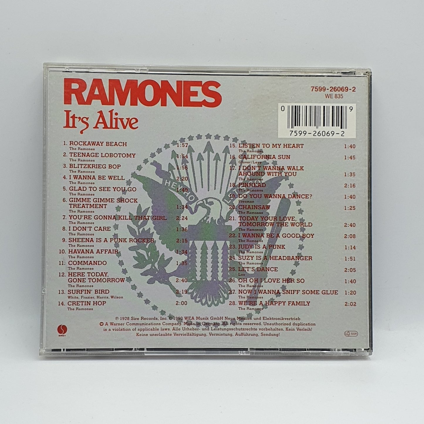 Ramones ‎– It's Alive - Vinyl Store Online