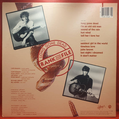 Rank And File ‎– Long Gone Dead - Vinyl Store Online