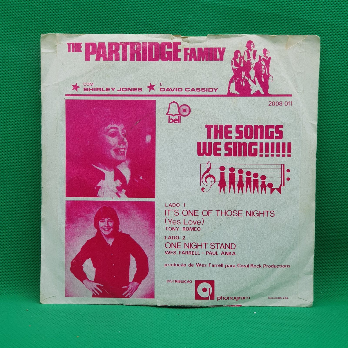 The Partridge Family Com Shirley Jones (2) E David Cassidy - It's One Of Those Nights (Yes Love) (SP) · fotografia 2 · VSO#1014-2505