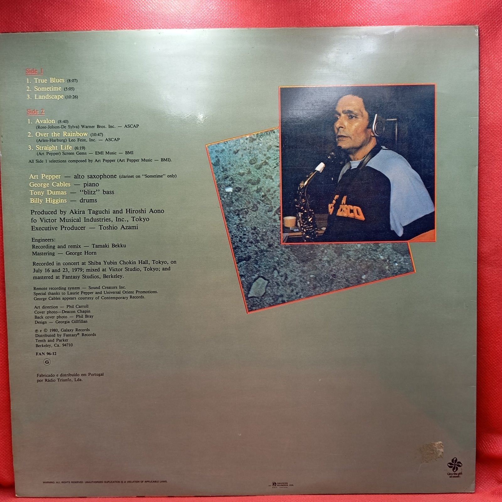 Art Pepper - Landscape (LP) · fotografia 2 · VSO#109-282