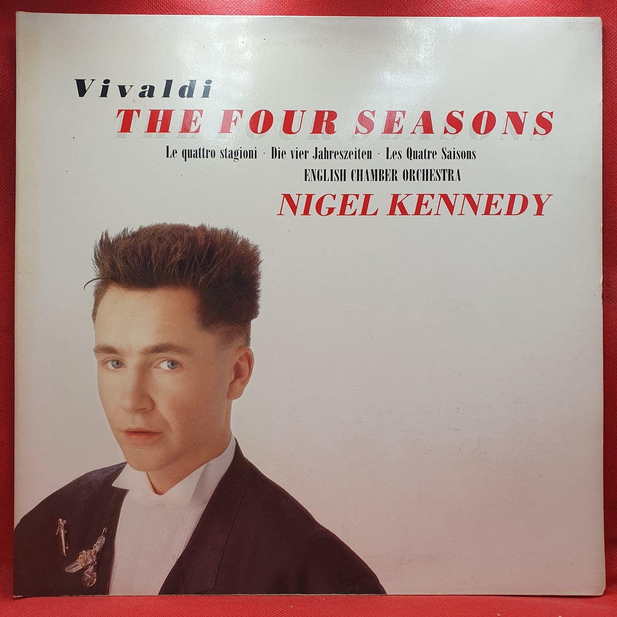 Vivaldi*, Nigel Kennedy, English Chamber Orchestra - The Four Seasons = Le Quattro Stagioni = Die Vier Jahreszeiten = Les Quatre Saisons (LP) · fotografia 1 · VSO#1109-2762