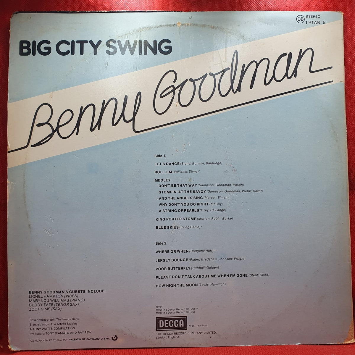 Benny Goodman - Big City Swing (LP) · fotografia 2 · VSO#1165-2829