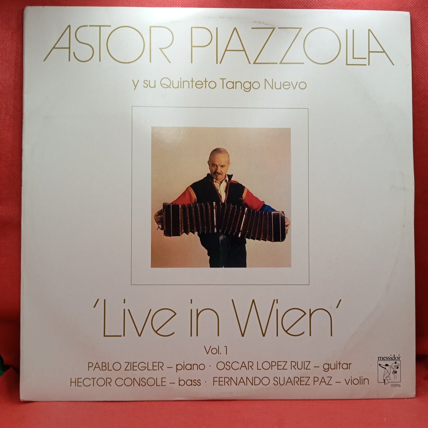 Astor Piazzolla Y Su Quinteto Tango Nuevo - Live In Wien Vol. 1 (LP) · fotografia 1 · VSO#118-307