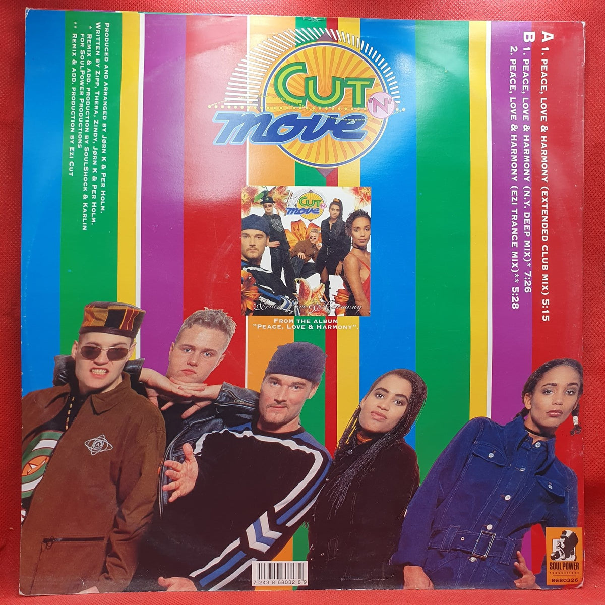 Cut 'N' Move - Peace, Love & Harmony (Remixes) (Maxis) · fotografia 2 · VSO#1191-2951