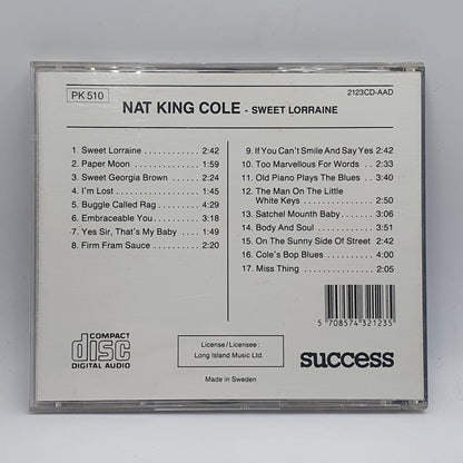 Nat King Cole - Sweet Lorraine (CD) · fotografia 2 · VSO#1298-3175