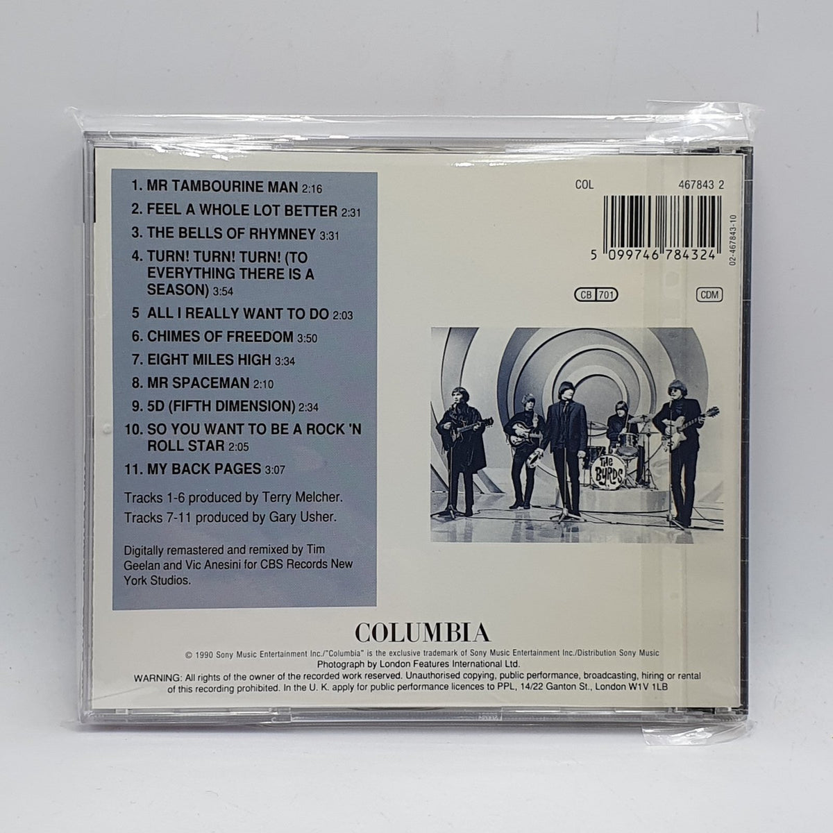 The Byrds - Greatest Hits Re-Mastered (CD) · fotografia 2 · VSO#1359-3505