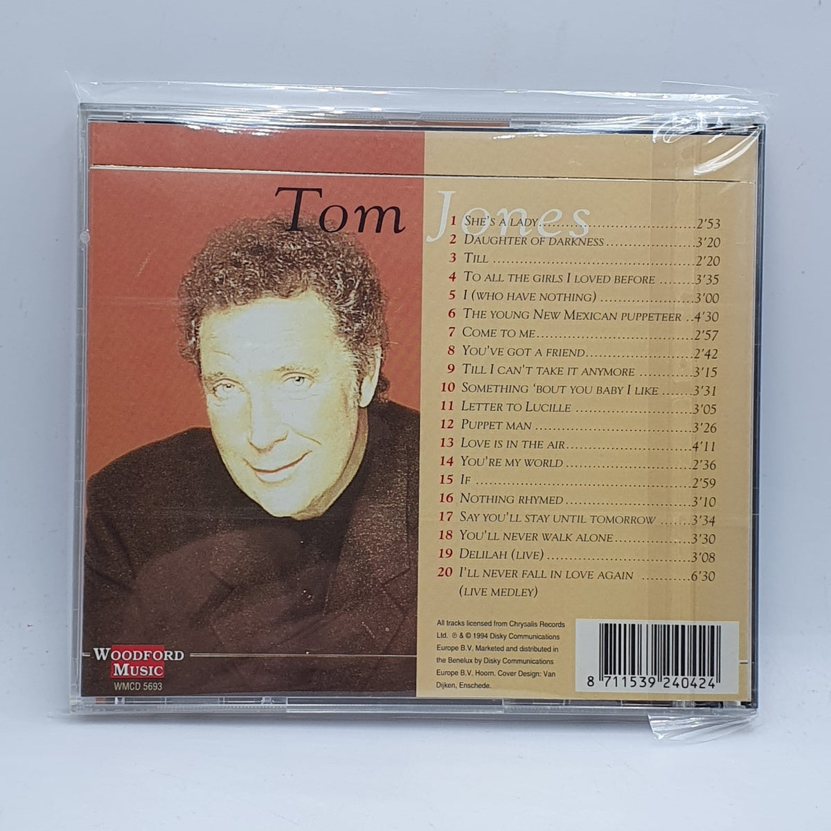 Tom Jones - His Greatest Hits (CD) · fotografia 2 · VSO#1375-3455