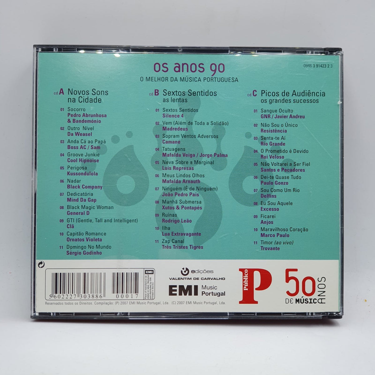 Various - Os Anos 90 (O Melhor Da Música Portuguesa) (3xCD) · fotografia 2 · VSO#1395-3387
