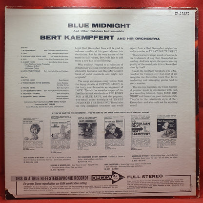 Bert Kaempfert And His Orchestra - Blue Midnight (And Other Fabulous Instrumentals) (LP) · fotografia 2 · VSO#1524-3830