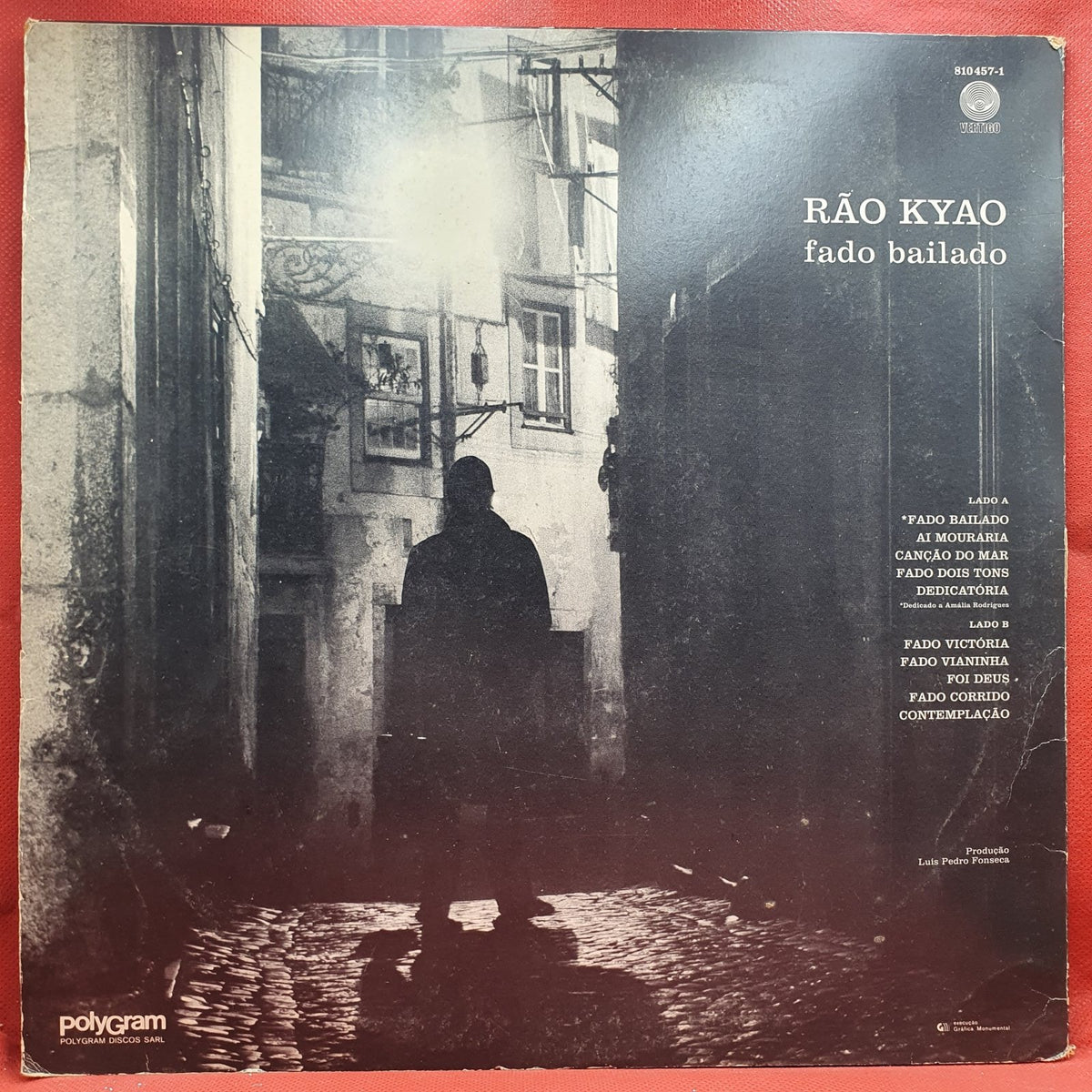 Rão Kyao - Fado Bailado (LP) · fotografia 2 · VSO#1551-3776