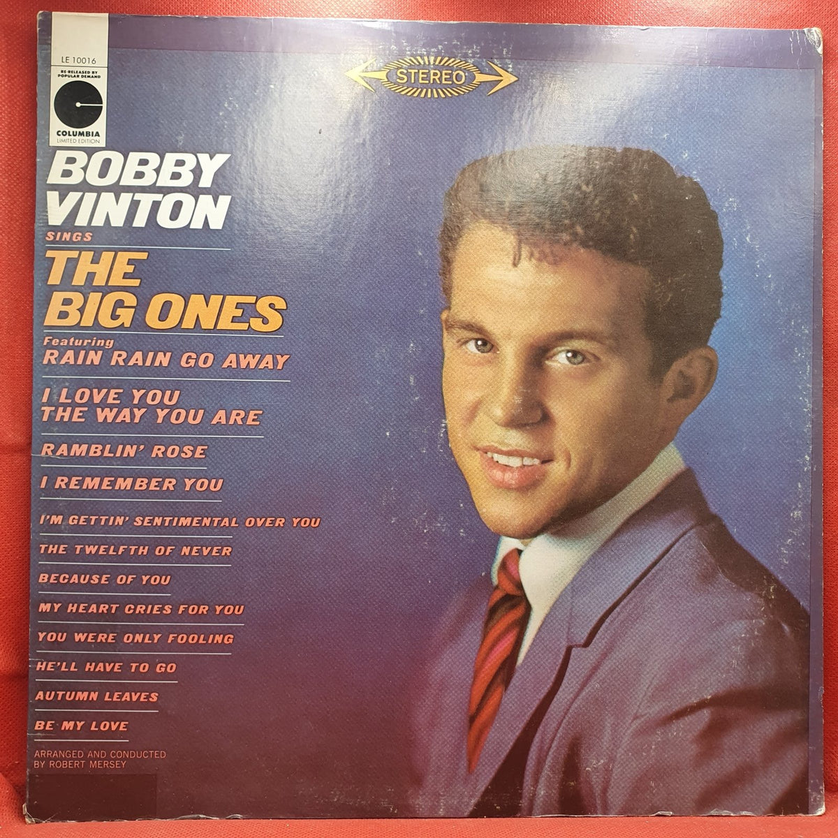 Bobby Vinton - Bobby Vinton Sings The Big Ones (LP) · fotografia 1 · VSO#1614-3977