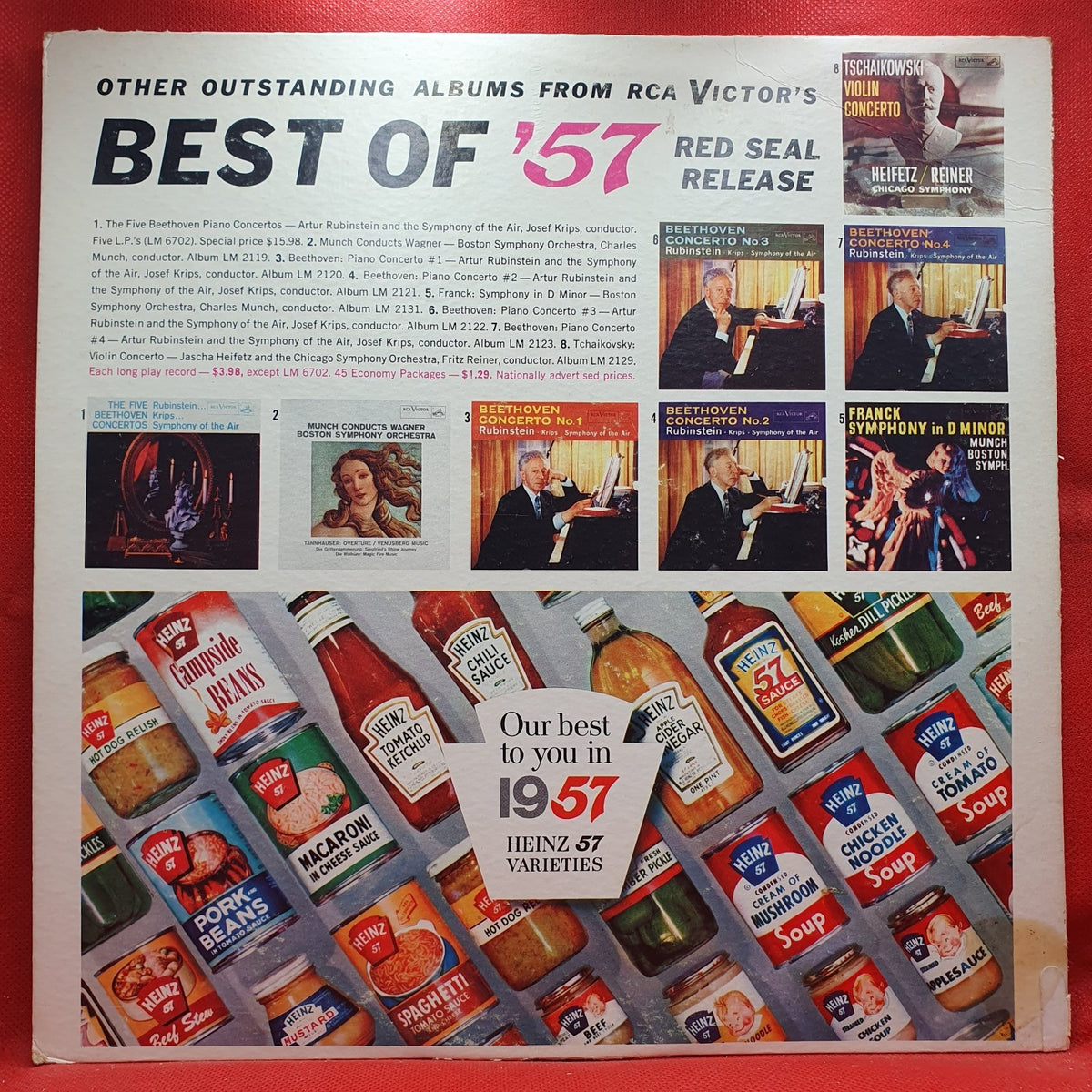 Various - RCA Victor's Best Of '57 Red Seal Preview Album (LP) · fotografia 2 · VSO#1648-3904