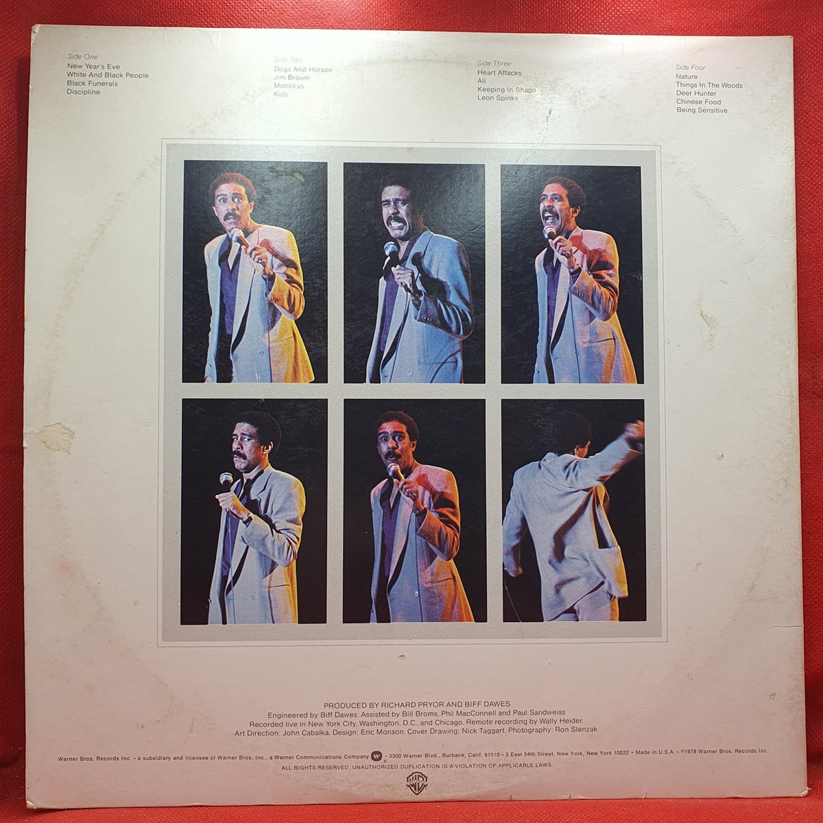 Richard Pryor - Wanted: Live In Concert (2xLP) · fotografia 2 · VSO#1651-3898