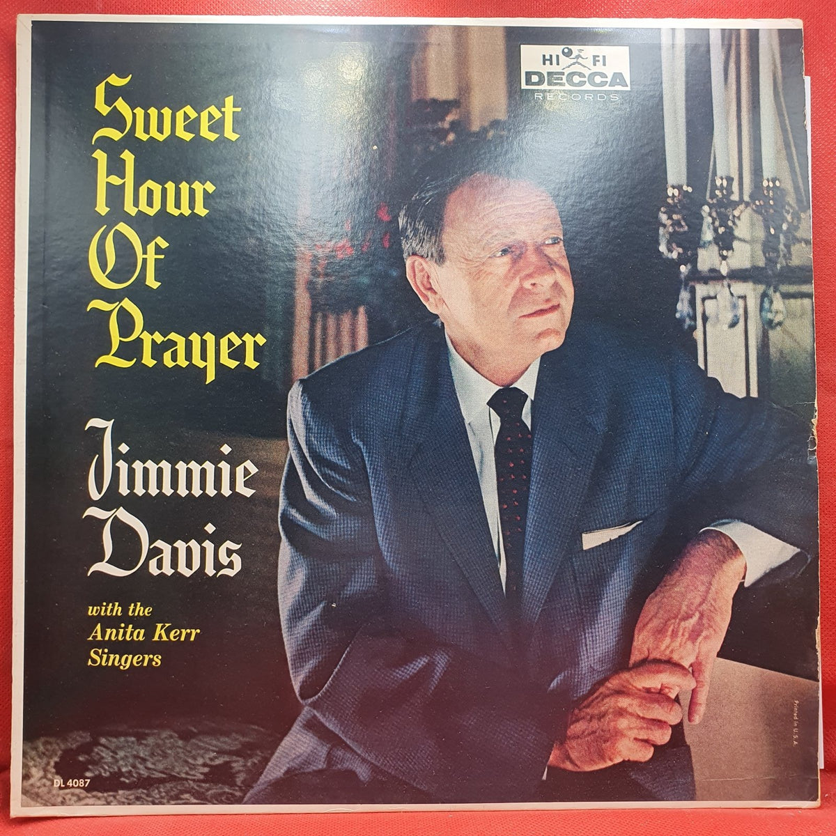 Jimmie Davis With The Anita Kerr Singers - Sweet Hour Of Prayer (LP) · fotografia 1 · VSO#1653-3893