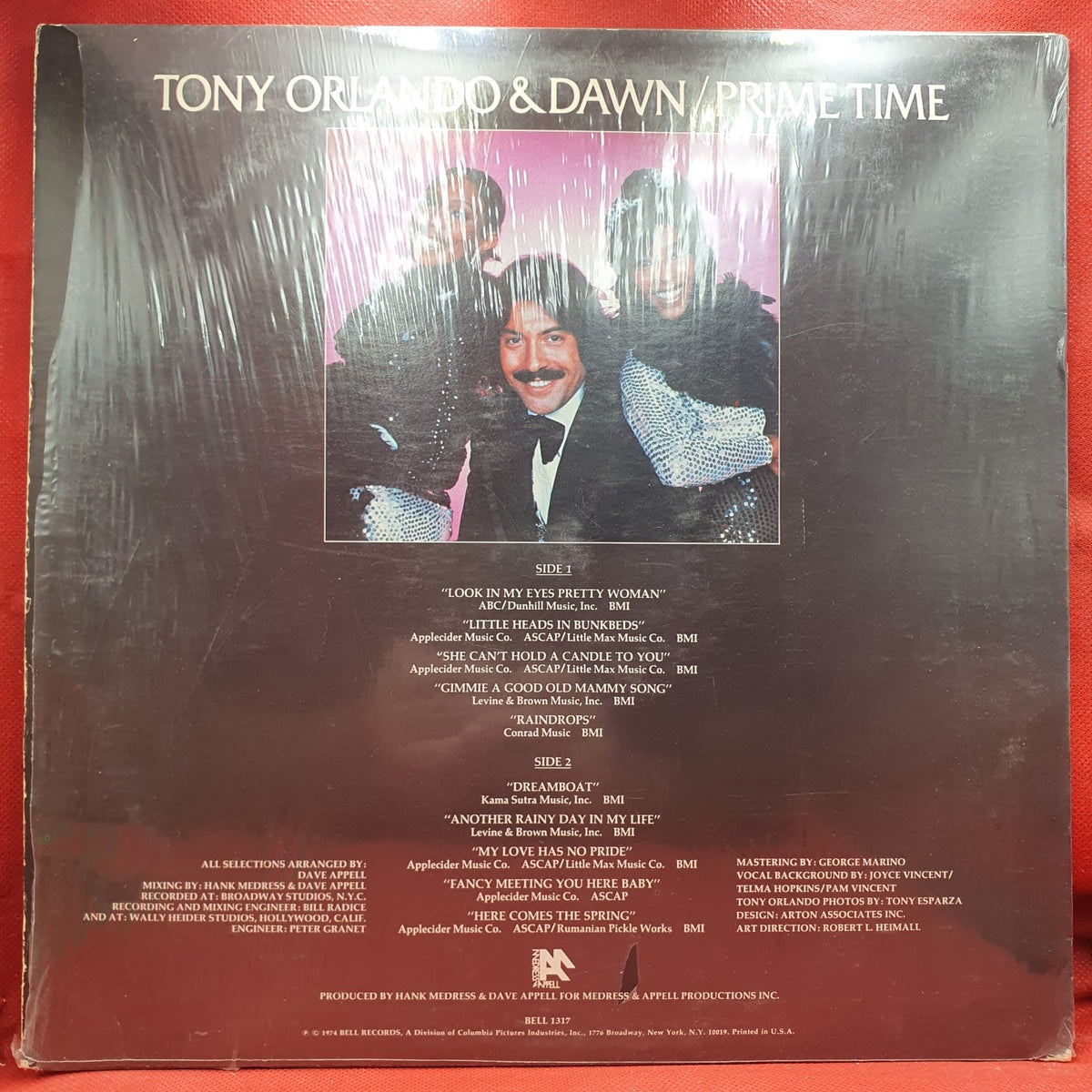 Tony Orlando & Dawn - Prime Time (LP) · fotografia 2 · VSO#1665-3864