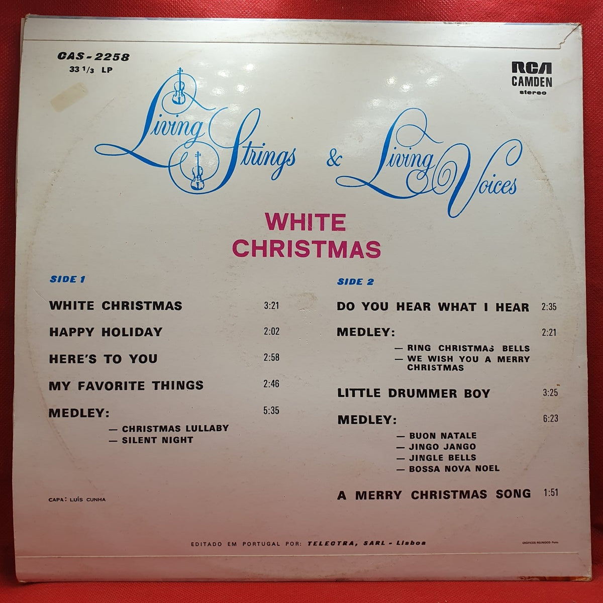 Living Strings & Living Voices - White Christmas (LP) · fotografia 2 · VSO#1686-4256