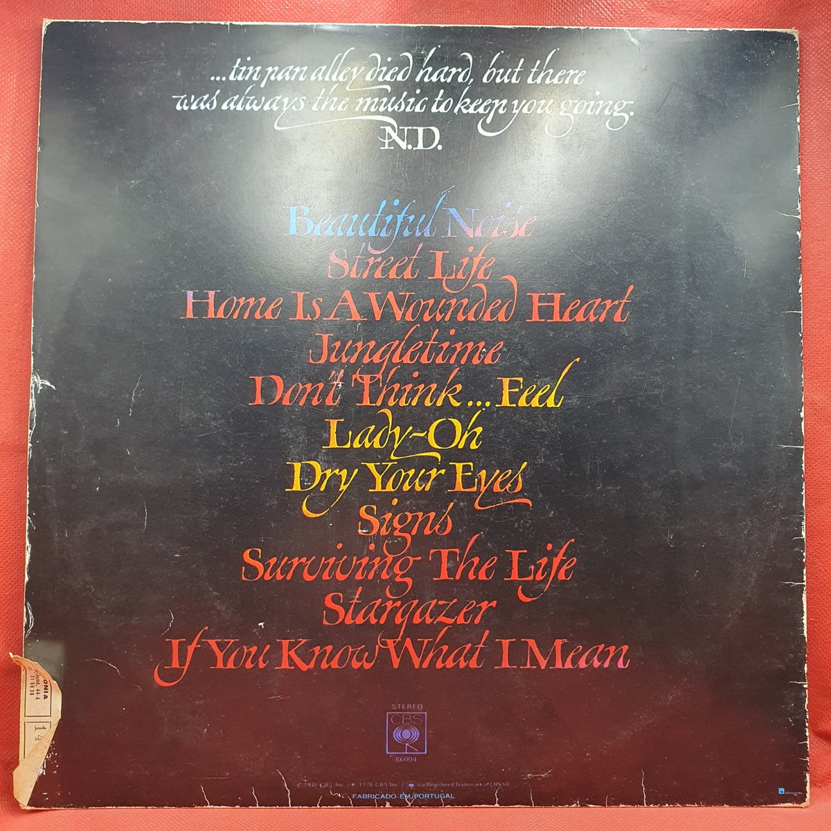 Neil Diamond - Beautiful Noise (LP) · fotografia 2 · VSO#1688-4252