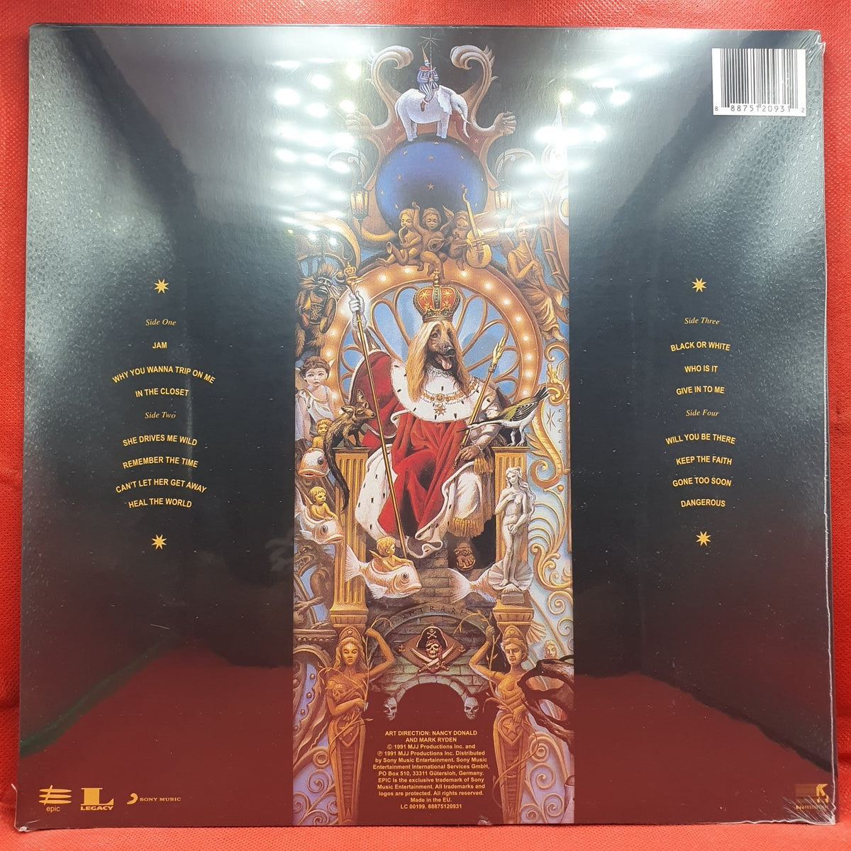 Michael Jackson - Dangerous (2xLP) · fotografia 2 · VSO#1766-4396
