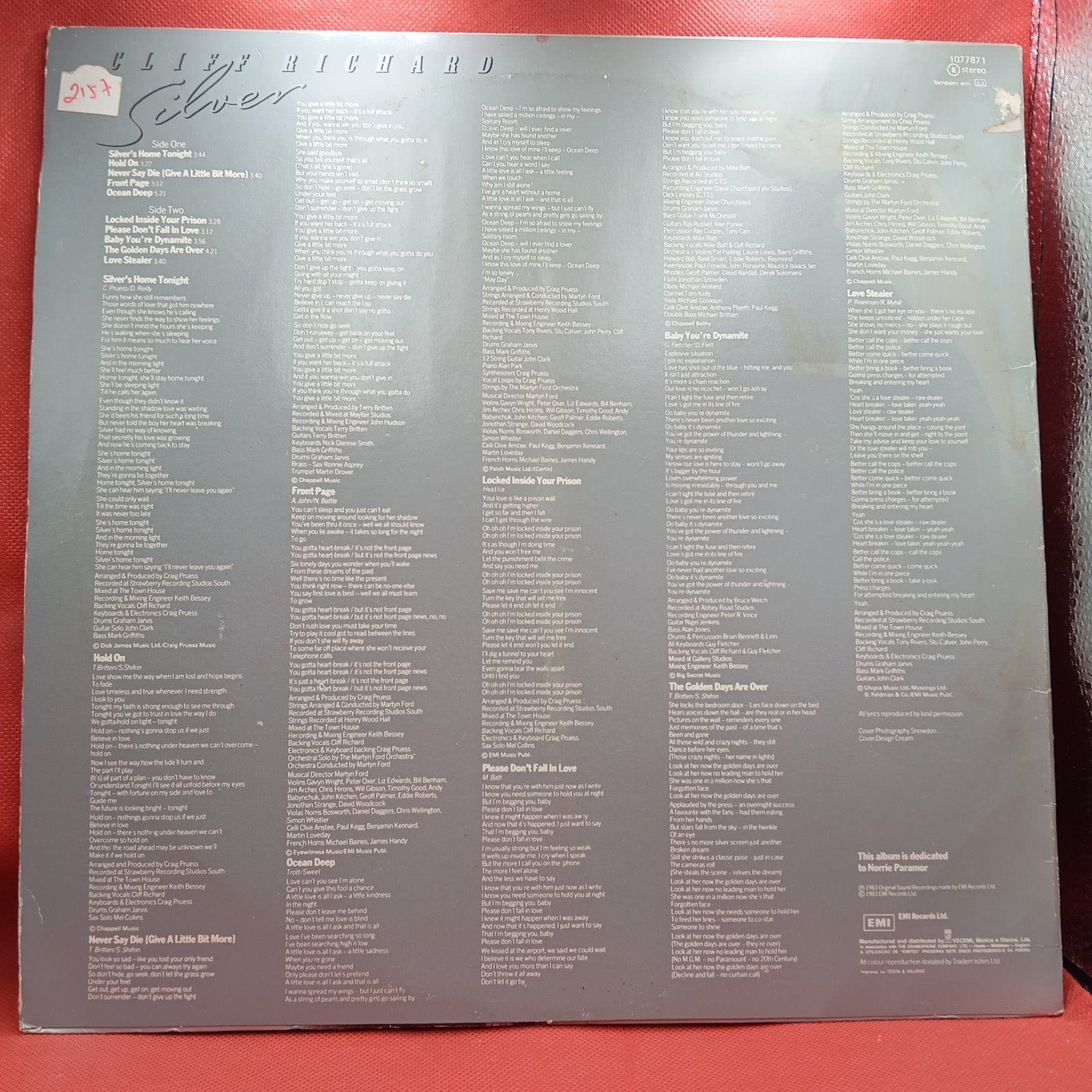 Cliff Richard - Silver (LP) · fotografia 2 · VSO#178-438