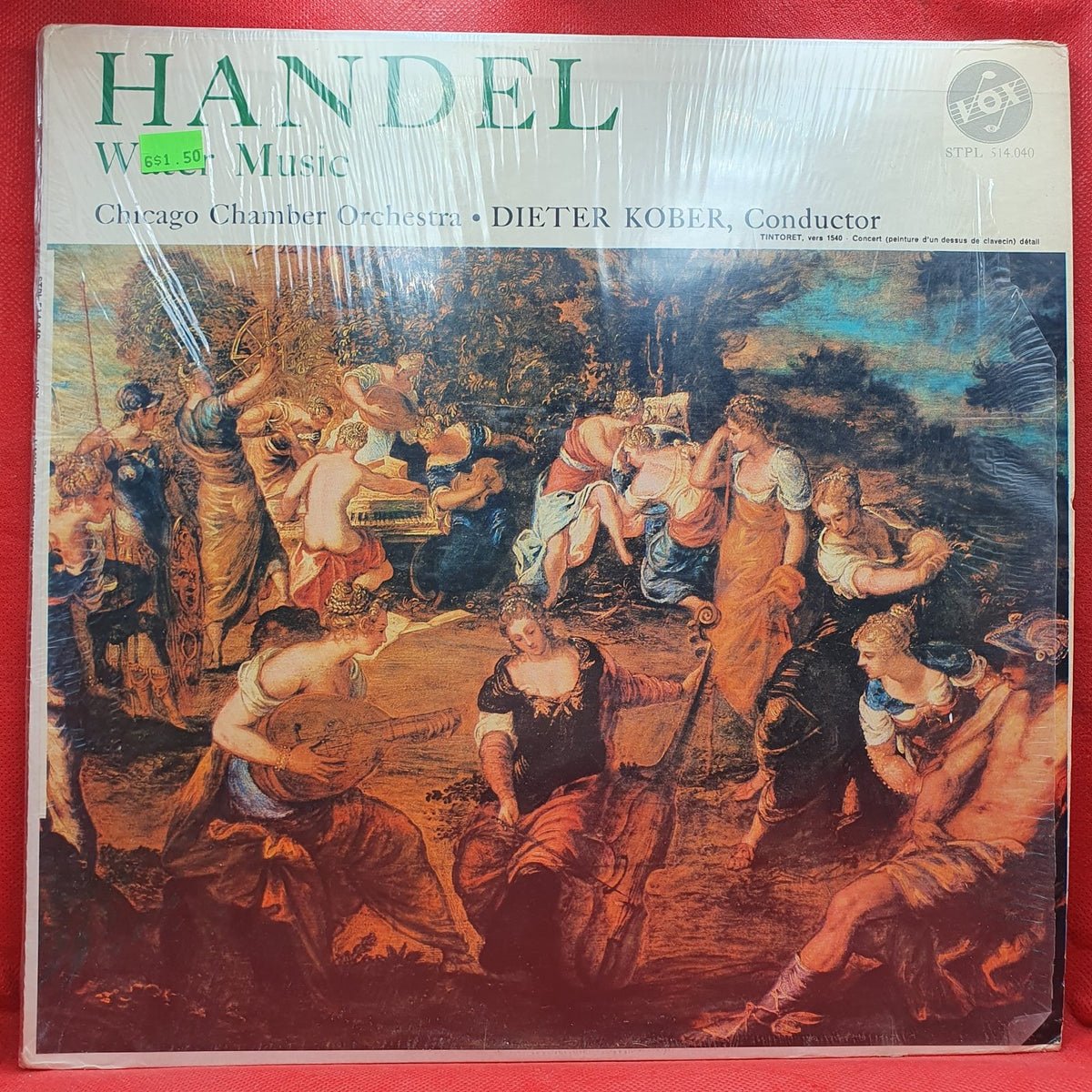 Chicago Chamber Orchestra, Dieter Kober, Georg Friedrich Händel - Water Music (LP) · fotografia 1 · VSO#1807-4483