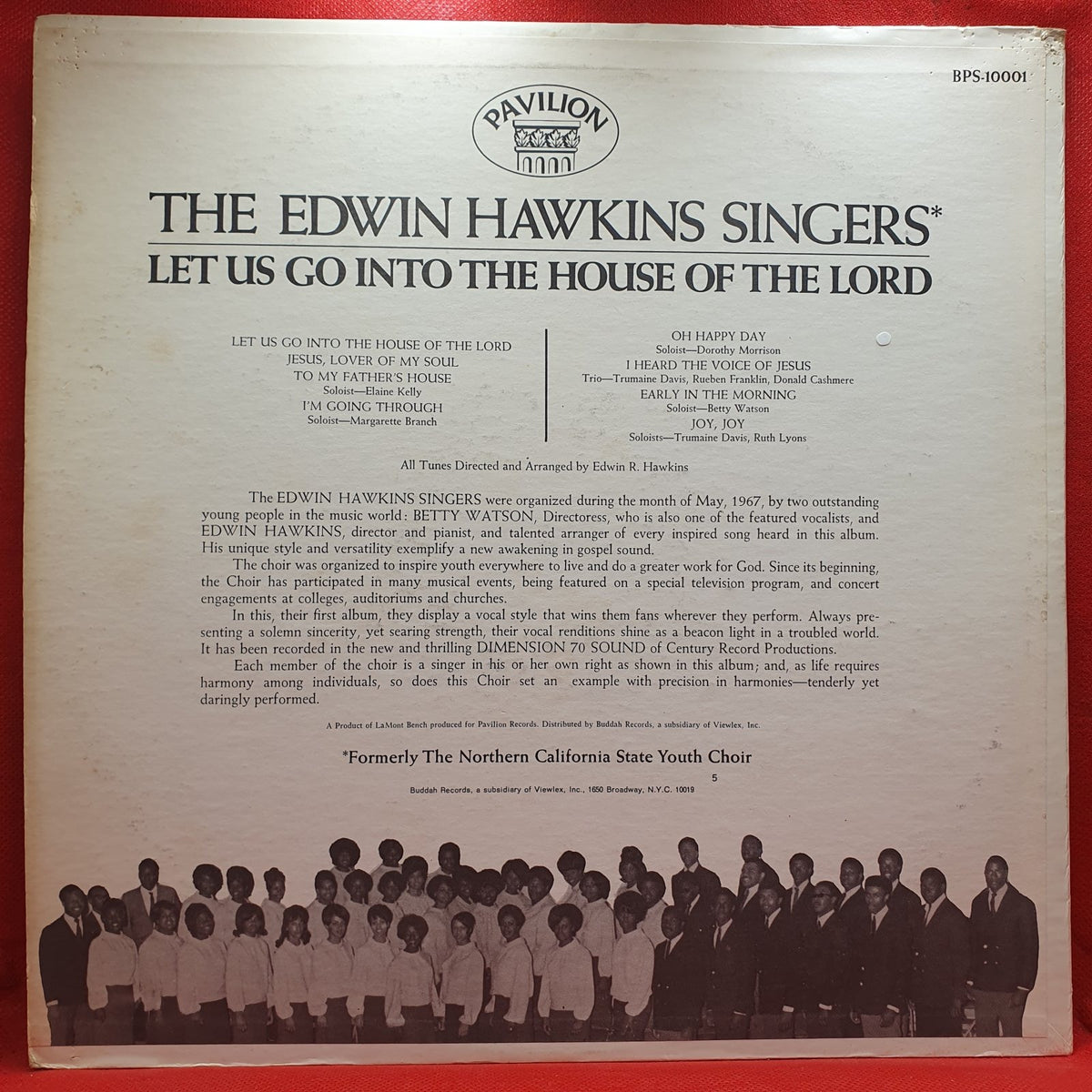 The Edwin Hawkins Singers - Let Us Go Into The House Of The Lord (LP) · fotografia 2 · VSO#1826-4446