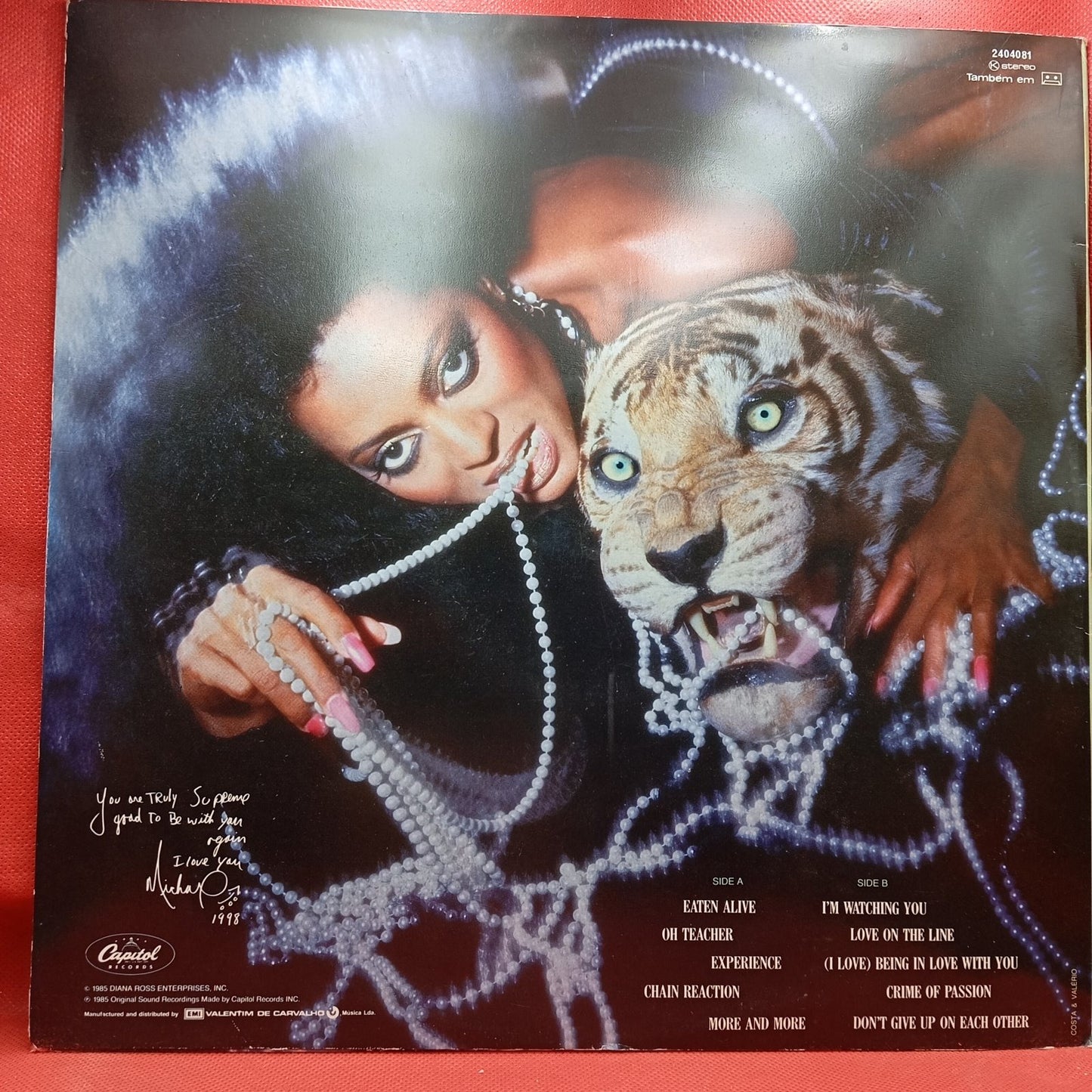 Diana Ross - Eaten Alive (LP) · fotografia 2 · VSO#195-405
