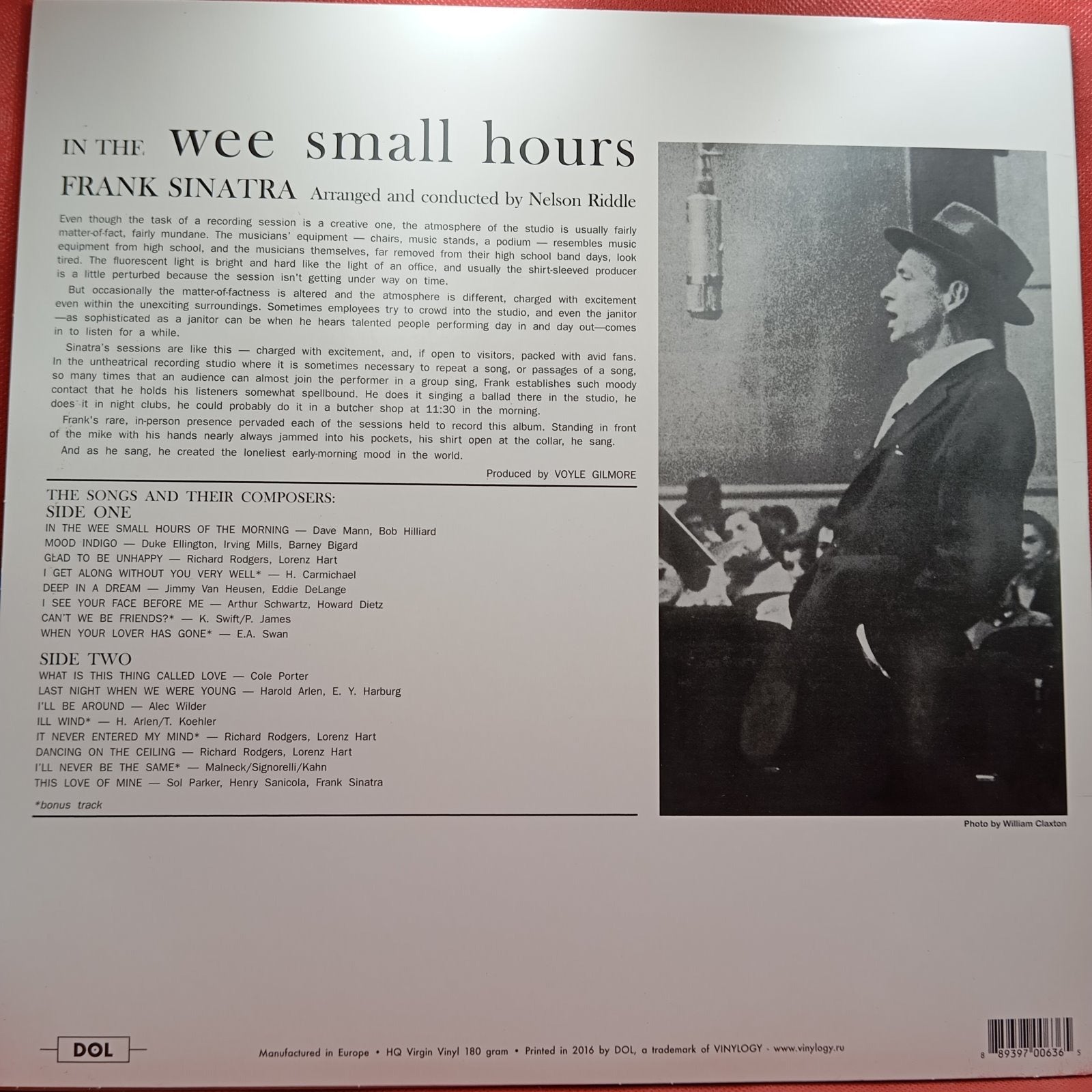 Frank Sinatra - In The Wee Small Hours (LP) · fotografia 2 · VSO#197-595