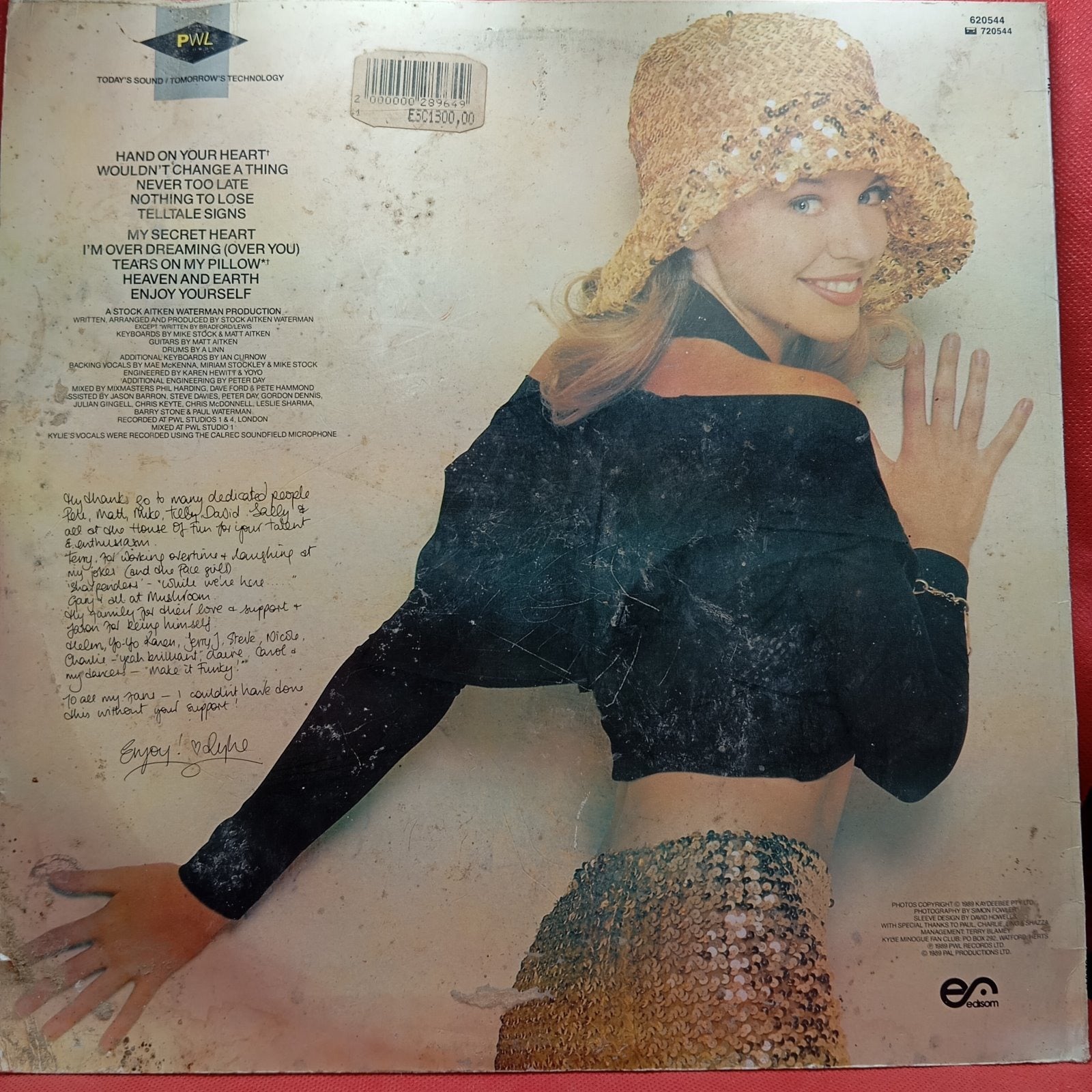 Kylie Minogue - Enjoy Yourself (LP) · fotografia 2 · VSO#205-578