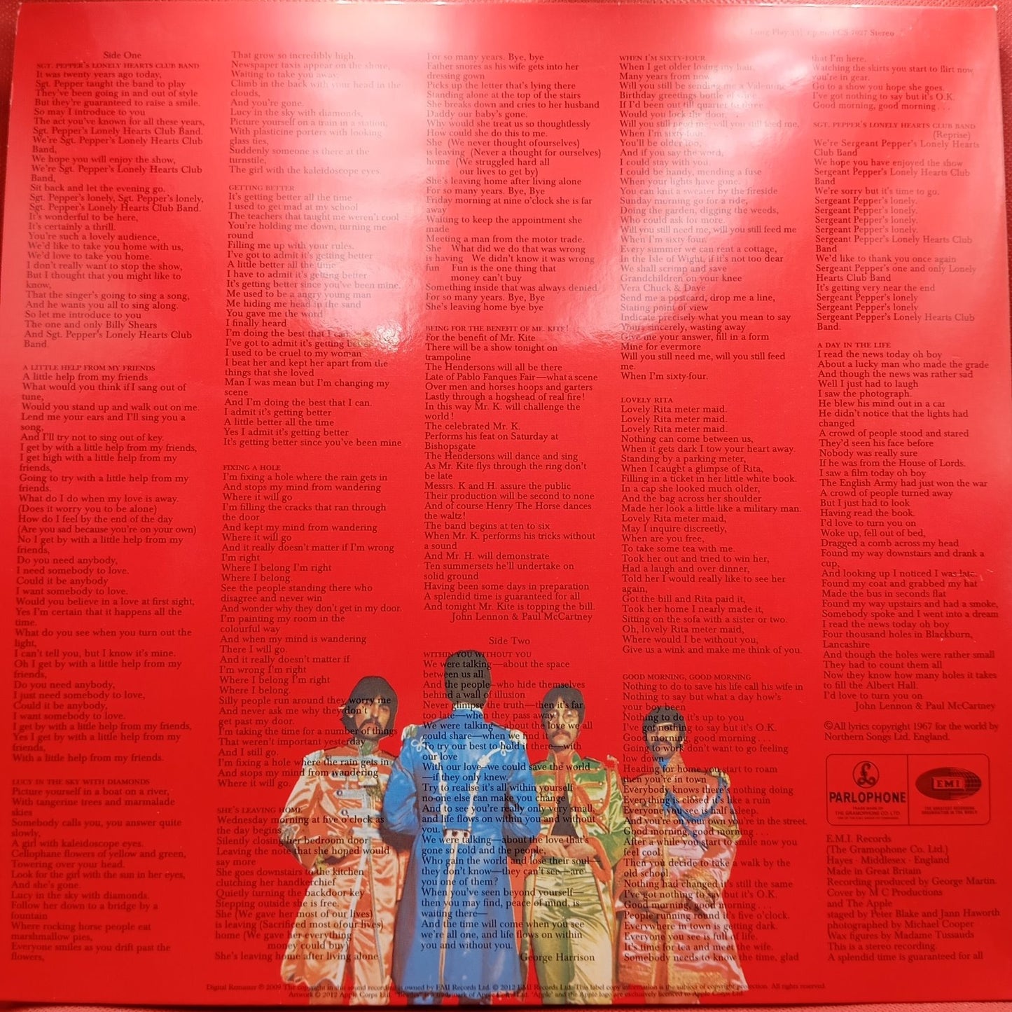The Beatles - Sgt. Pepper's Lonely Hearts Club Band (LP) · fotografia 2 · VSO#212-560