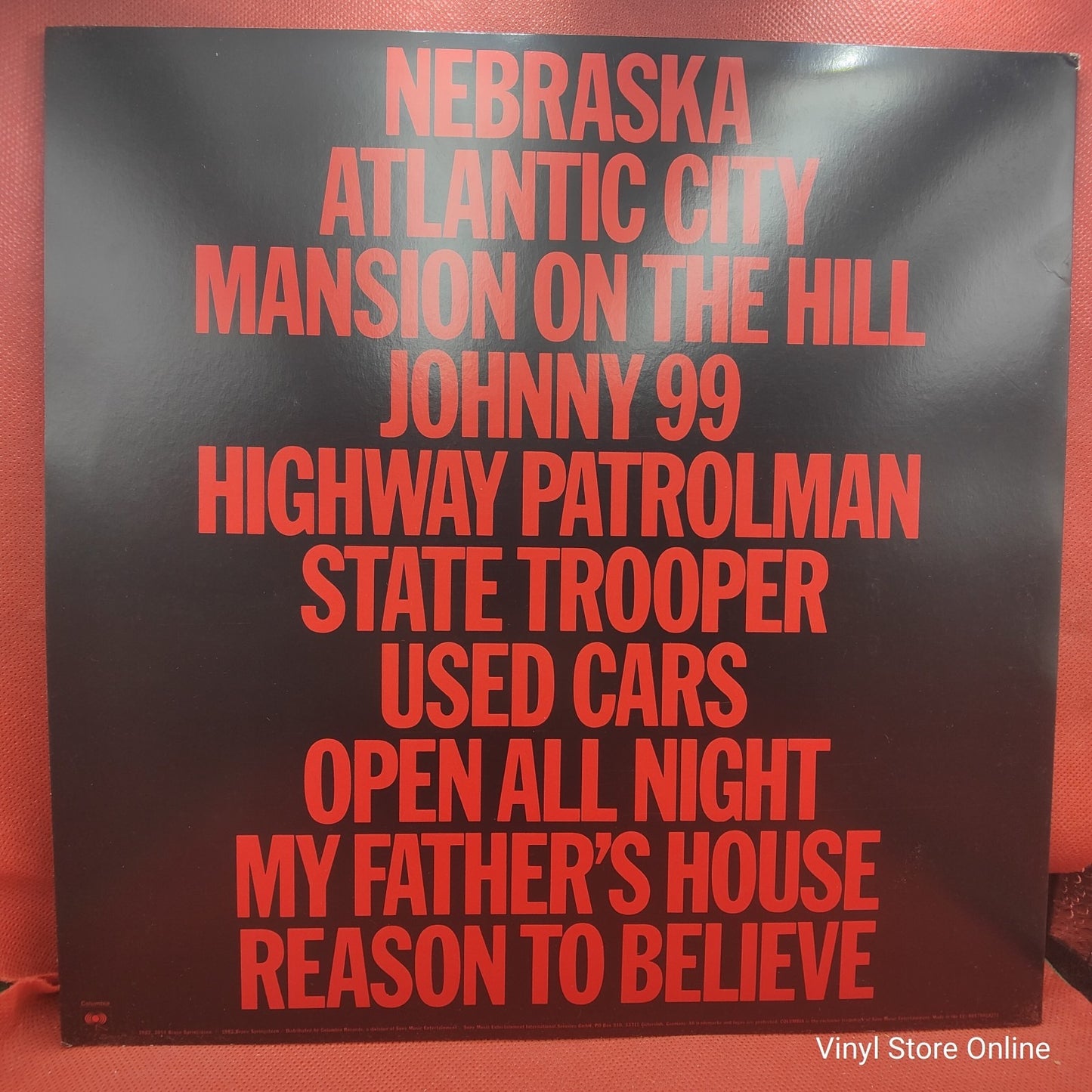Bruce Springsteen - Nebraska (LP) · fotografia 2 · VSO#220-677