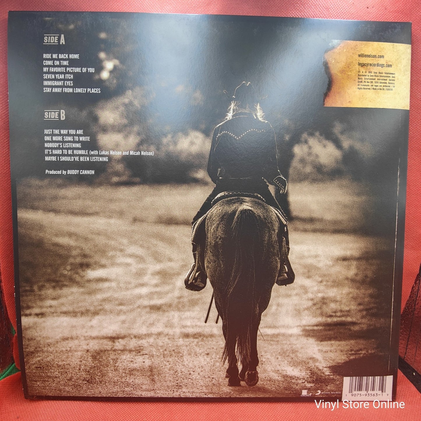 Willie Nelson - Ride Me Back Home (LP) · fotografia 2 · VSO#245-614