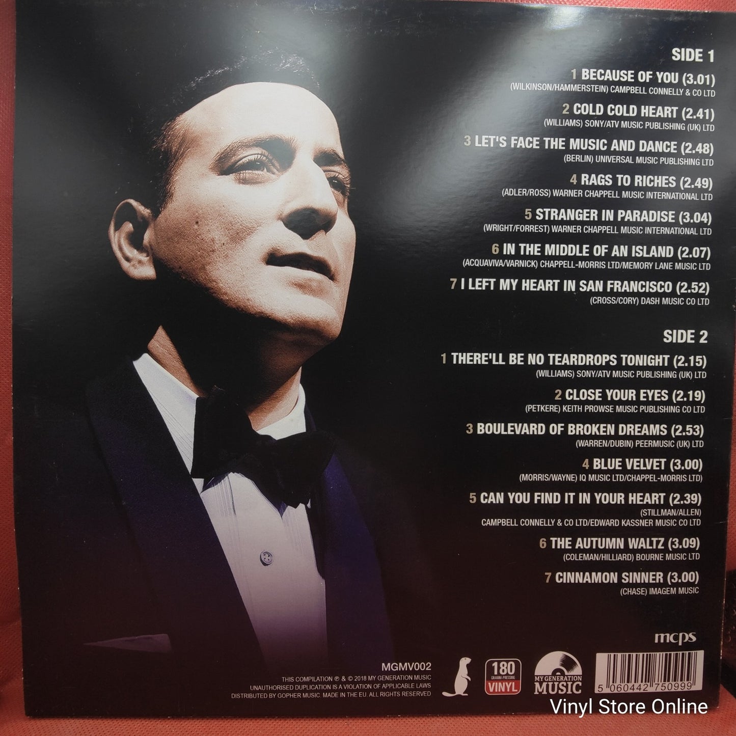 Tony Bennett - I Left My Heart In San Francisco (LP) · fotografia 2 · VSO#247-610