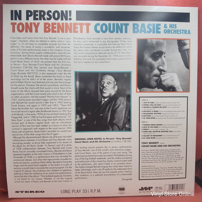 Tony Bennett With Count Basie And His Orchestra - In Person! (LP) · fotografia 2 · VSO#248-608