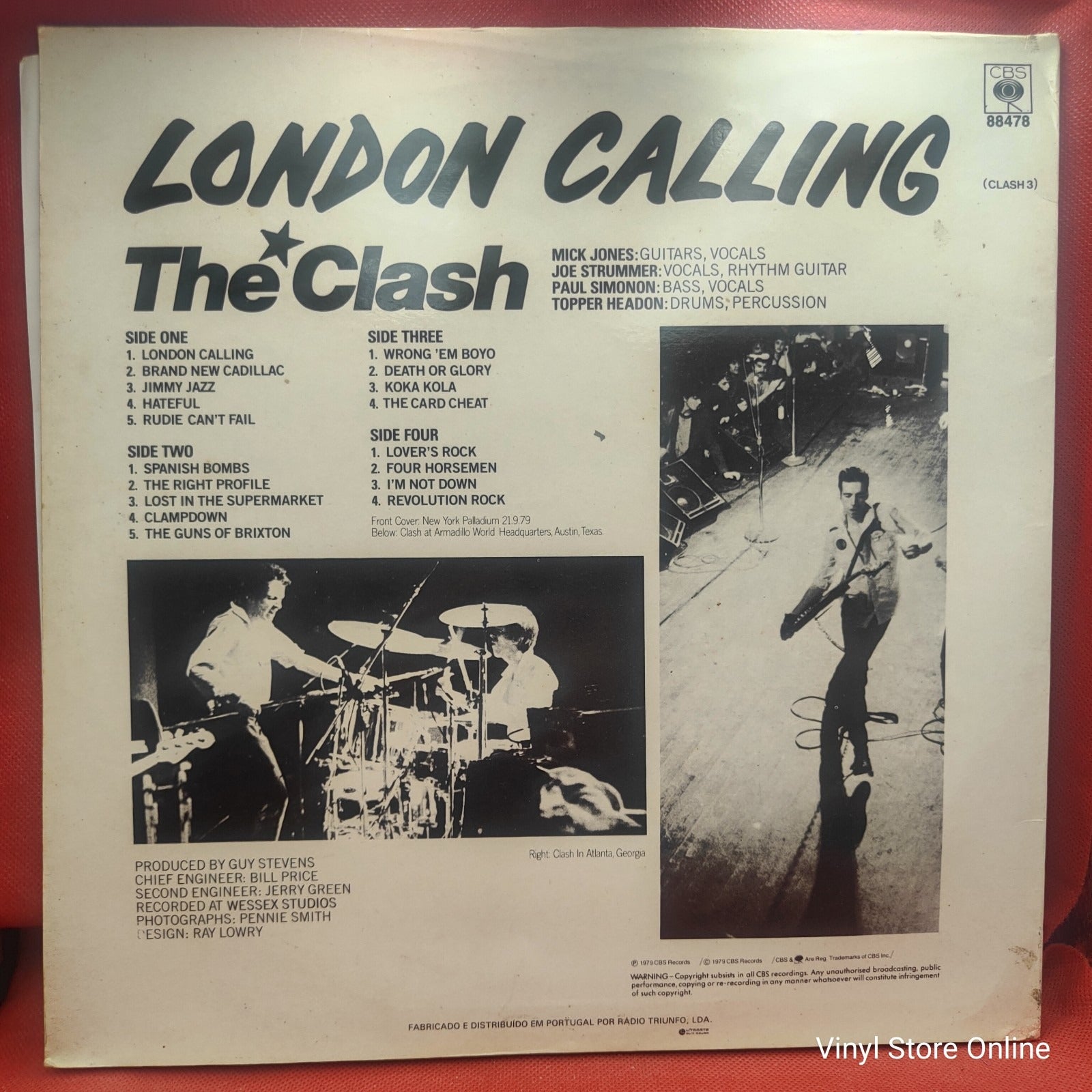 The Clash - London Calling (2xLP) · fotografia 2 · VSO#296-796