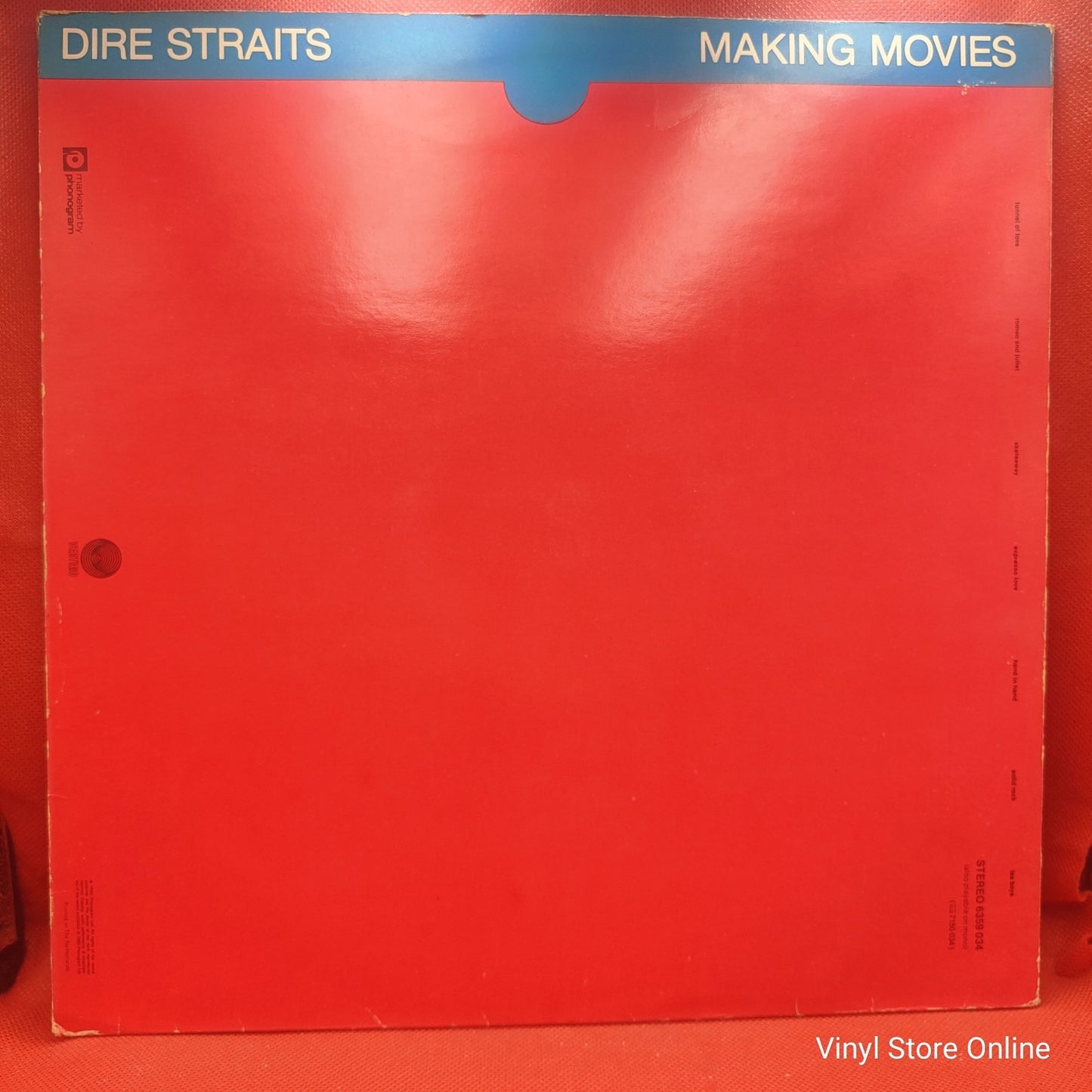 Dire Straits - Making Movies (LP) · fotografia 1 · VSO#311-756