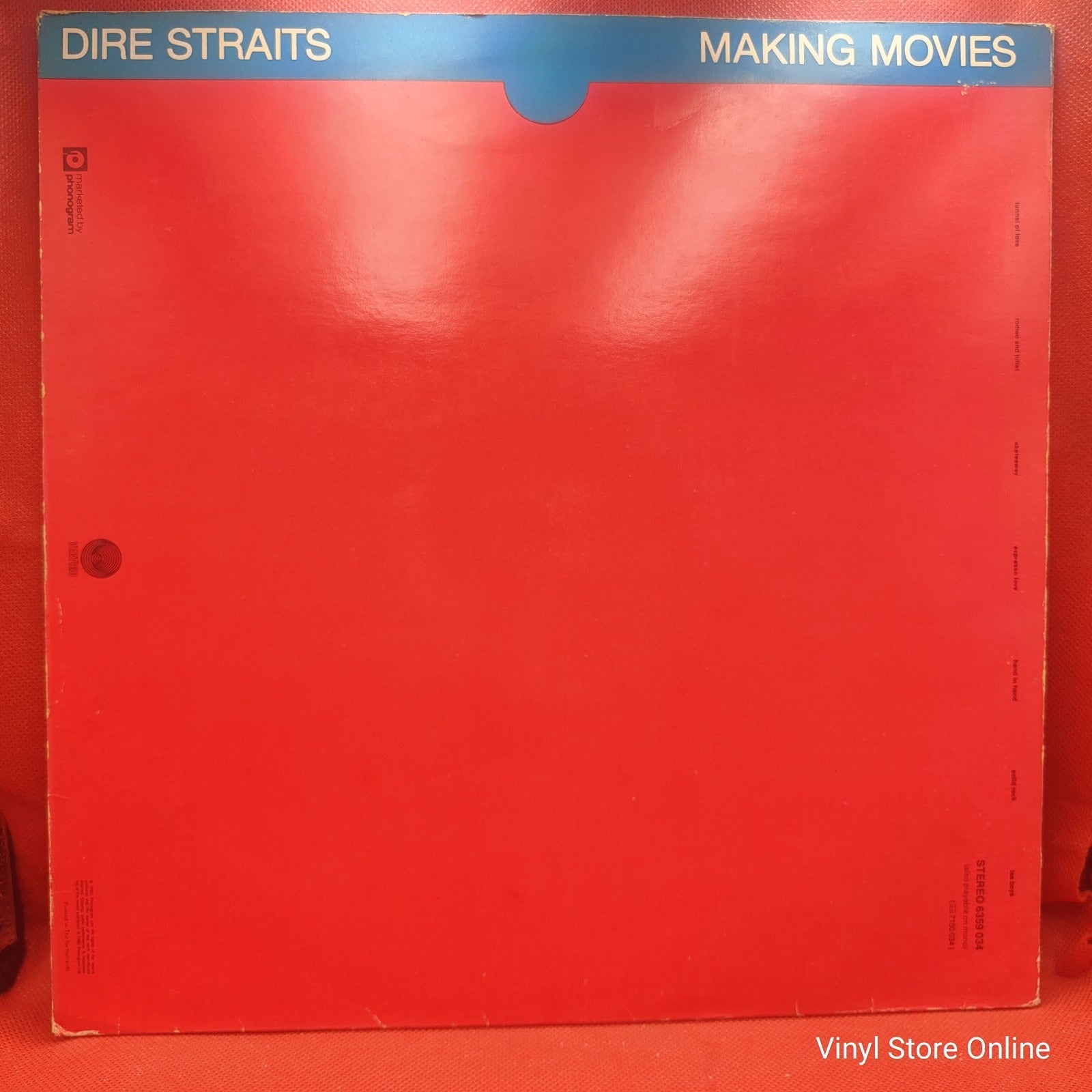 Dire Straits - Making Movies (LP) · fotografia 1 · VSO#311-756