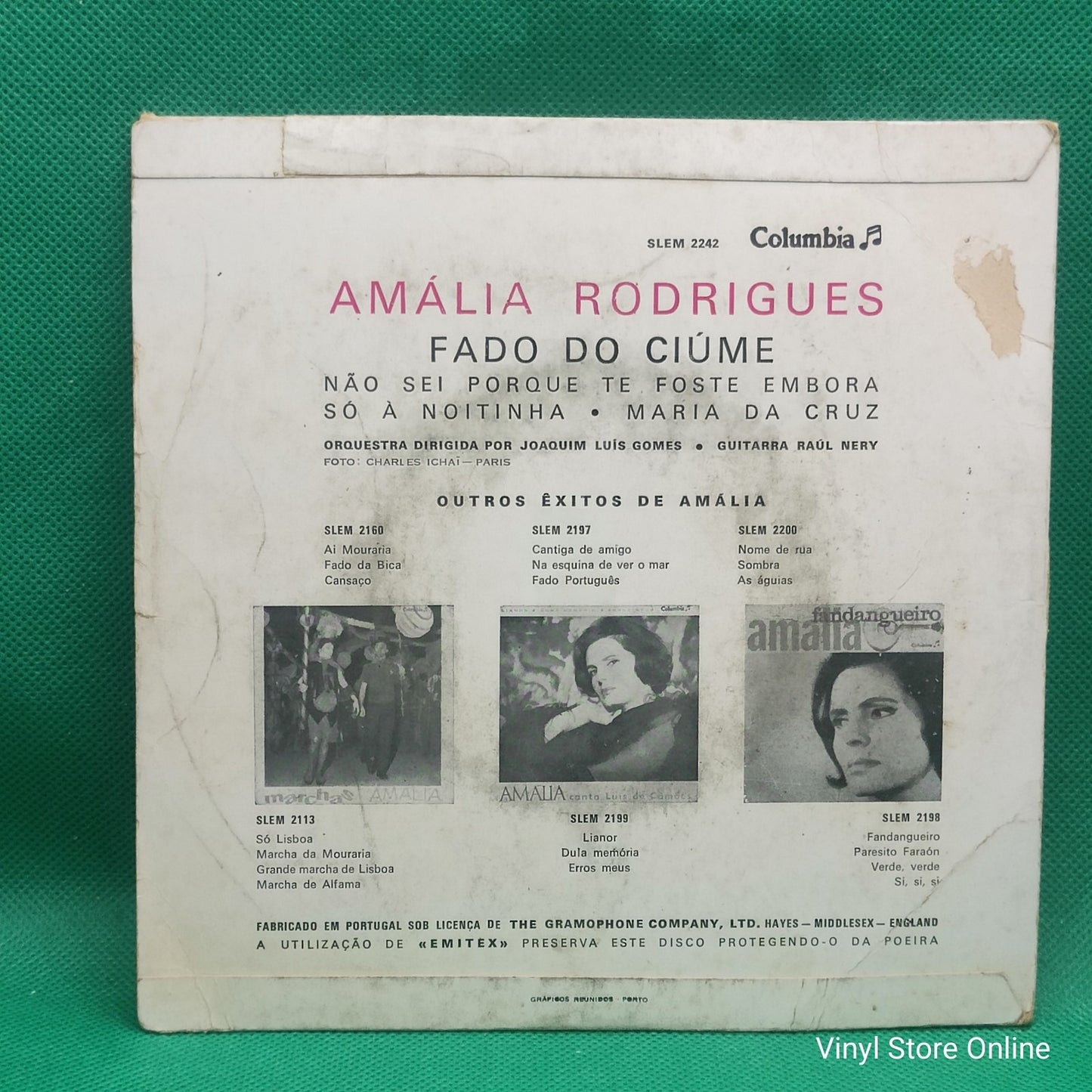 Amália Rodrigues - Fado Do Ciúme (EP) · fotografia 2 · VSO#362-828