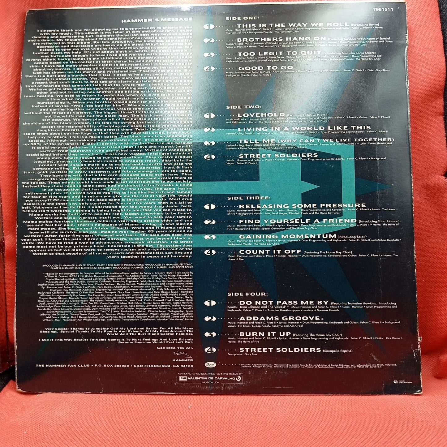 Hammer - Too Legit To Quit (2xLP) · fotografia 2 · VSO#410-1035