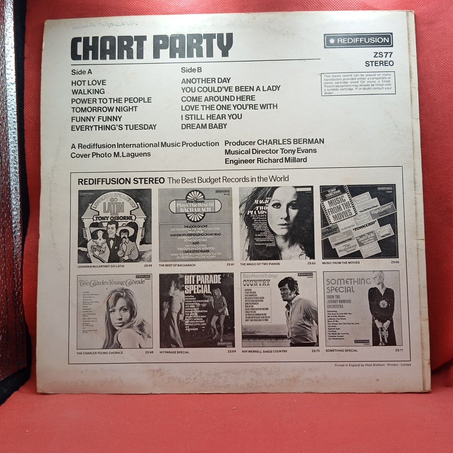 Unknown Artist - Chart Party (LP) · fotografia 2 · VSO#415-1007