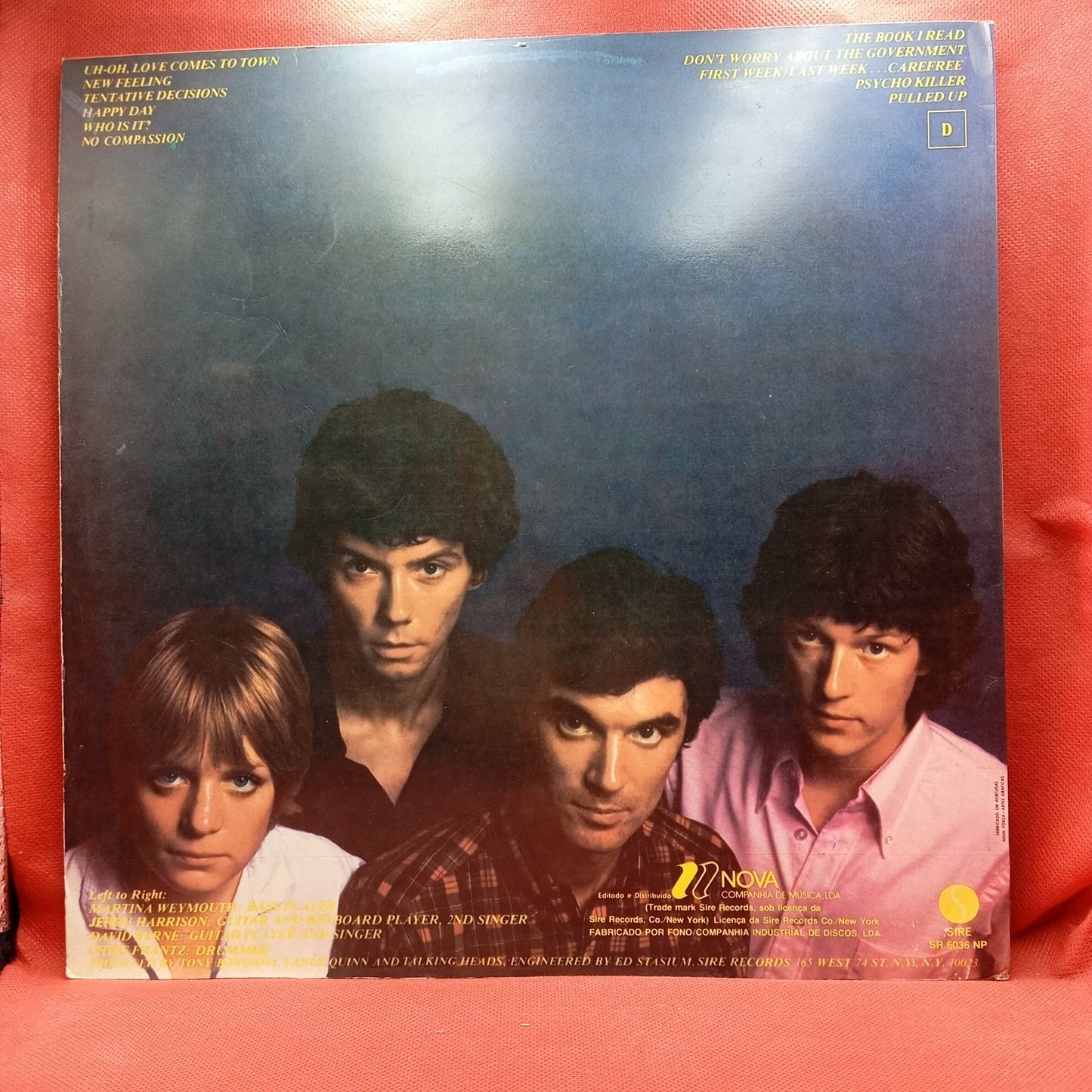 Talking Heads - Talking Heads: 77 (LP) · fotografia 2 · VSO#417-1003