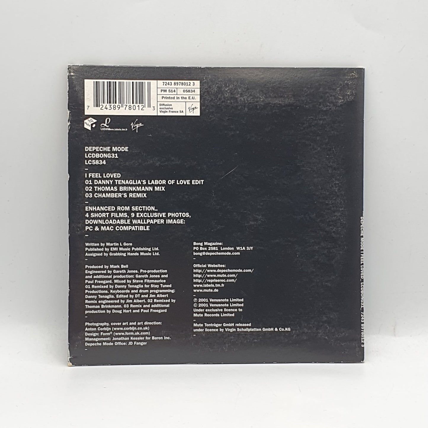 Depeche Mode - I Feel Loved (CD) · fotografia 2 · VSO#458-1124