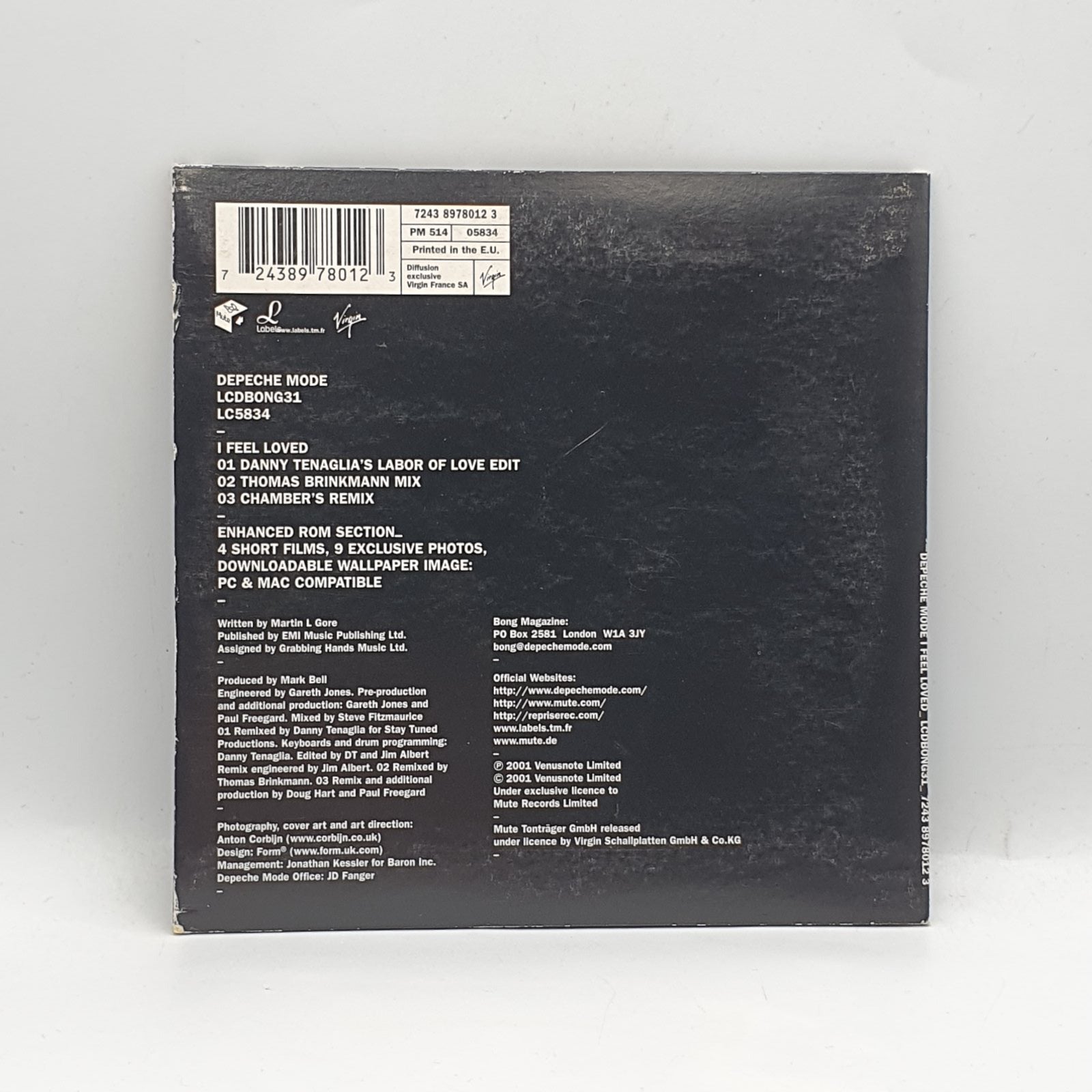 Depeche Mode - I Feel Loved (CD) · fotografia 2 · VSO#458-1124