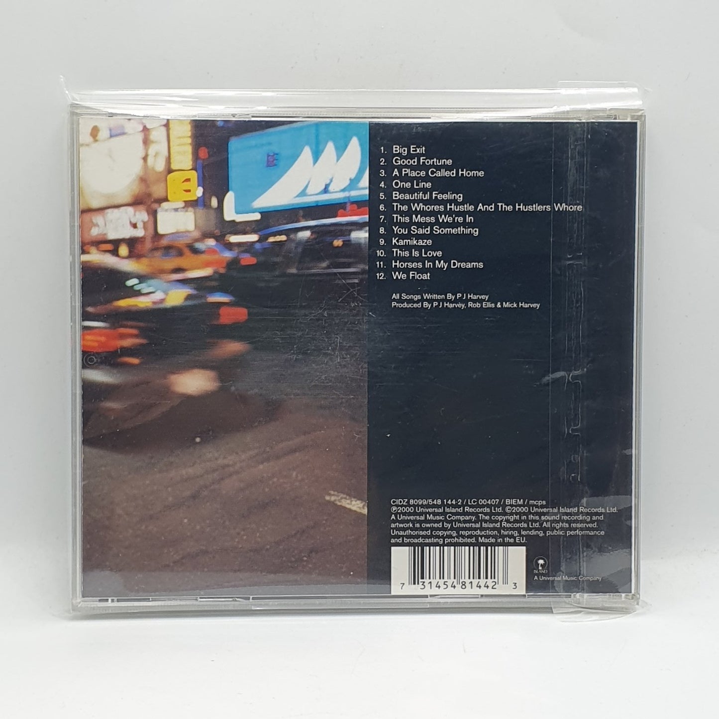 P J Harvey - Stories From The City, Stories From The Sea (CD) · fotografia 2 · VSO#481-1193