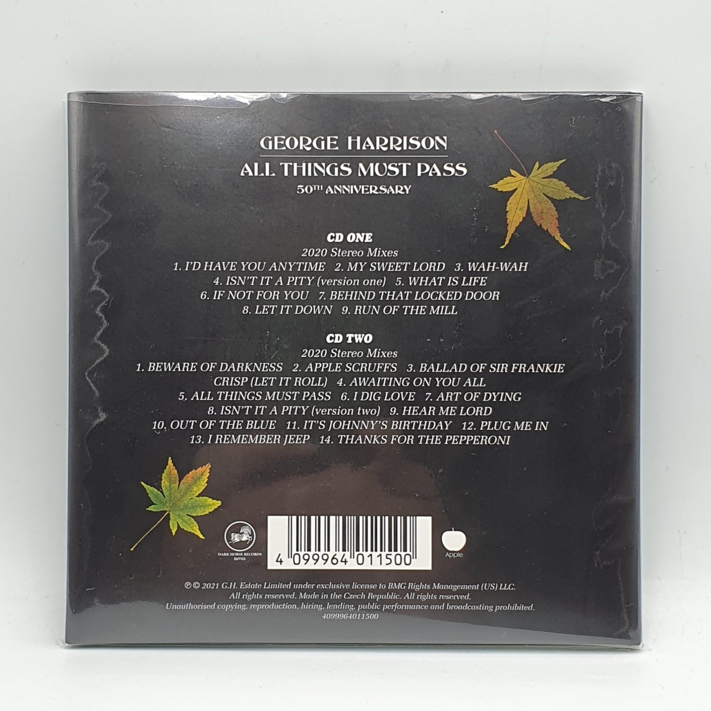 George Harrison - All Things Must Pass (50th Anniversary) (2xCD) · fotografia 2 · VSO#513-1343