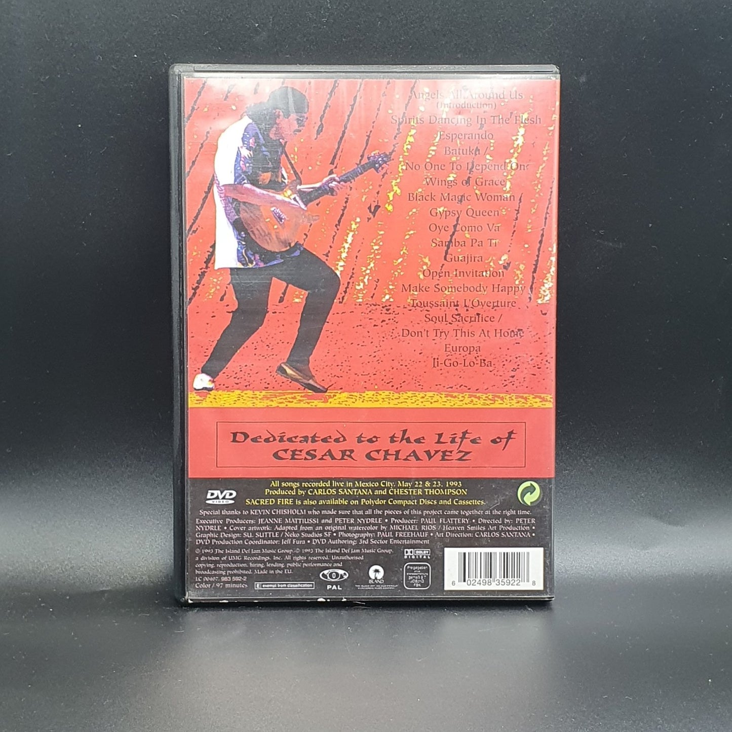 Santana - Sacred Fire - Live In Mexico (DVD Música) · fotografia 3 · VSO#532-1426