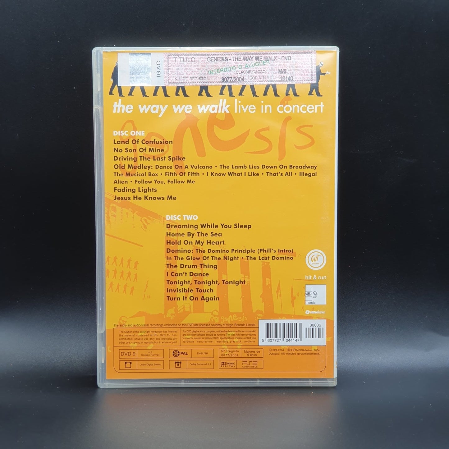 Genesis - The Way We Walk - Live In Concert (2xDVD Música) · fotografia 3 · VSO#538-1400